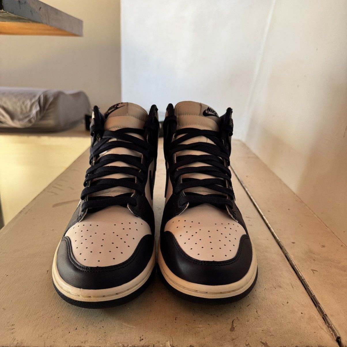 Nike Nike Dunk Hi Midnight Navy ‘Villanova’ Size US 9.5 / EU 42-43 - 4 Thumbnail
