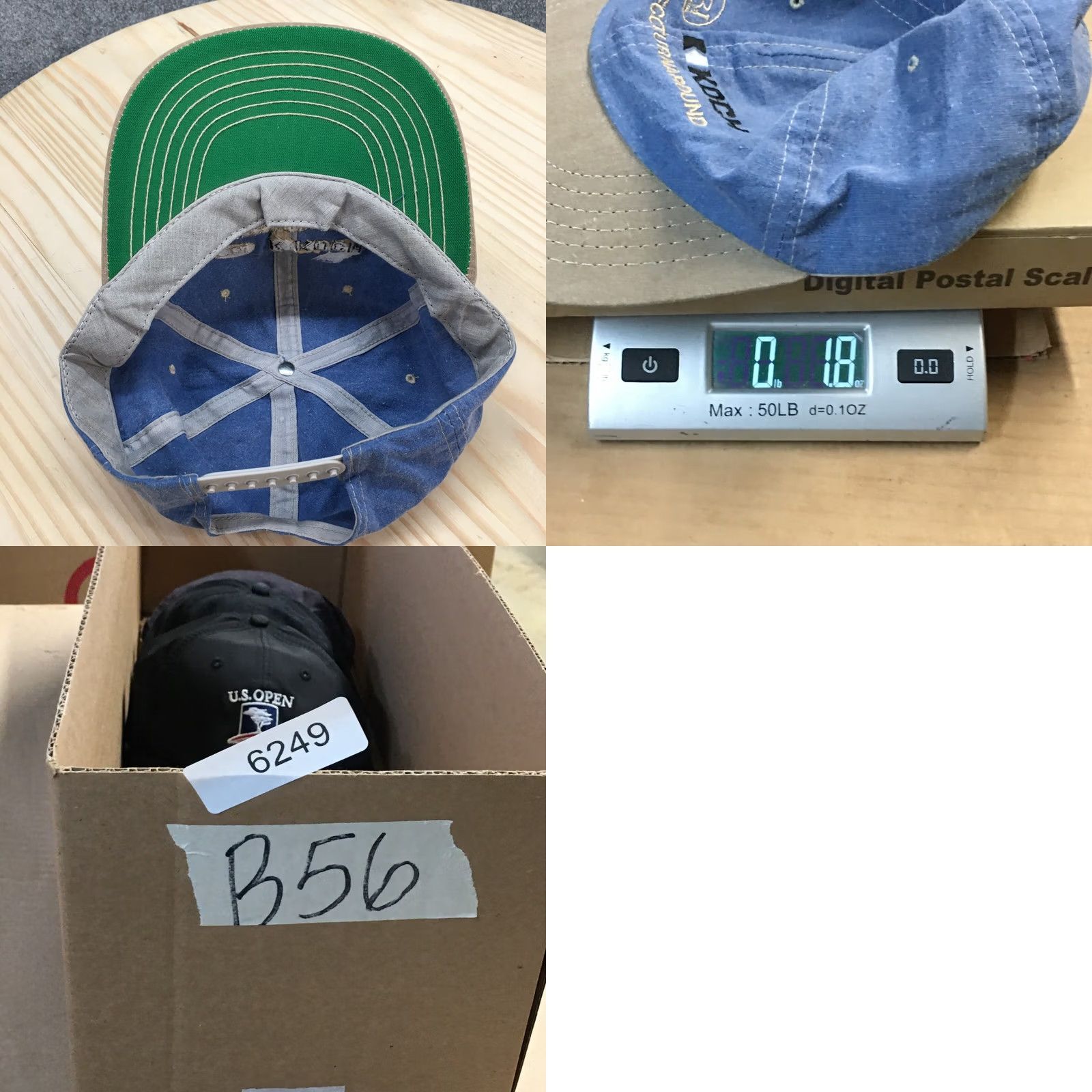 Vintage KOCH Baseball Cap Hat Mens One Size Blue Adjustable Cap Casual Hat Size ONE SIZE - 8 Thumbnail