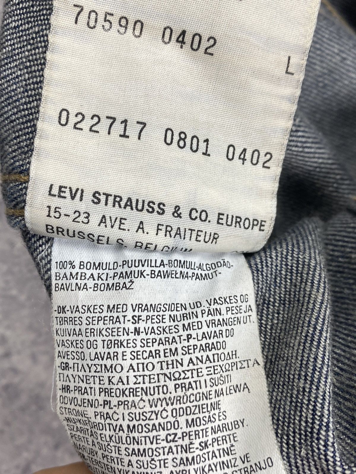 Levi's Vintage Levis Denim Jeans Trucker Jacket Bomber Size US L / EU 52-54 / 3 - 13 Thumbnail