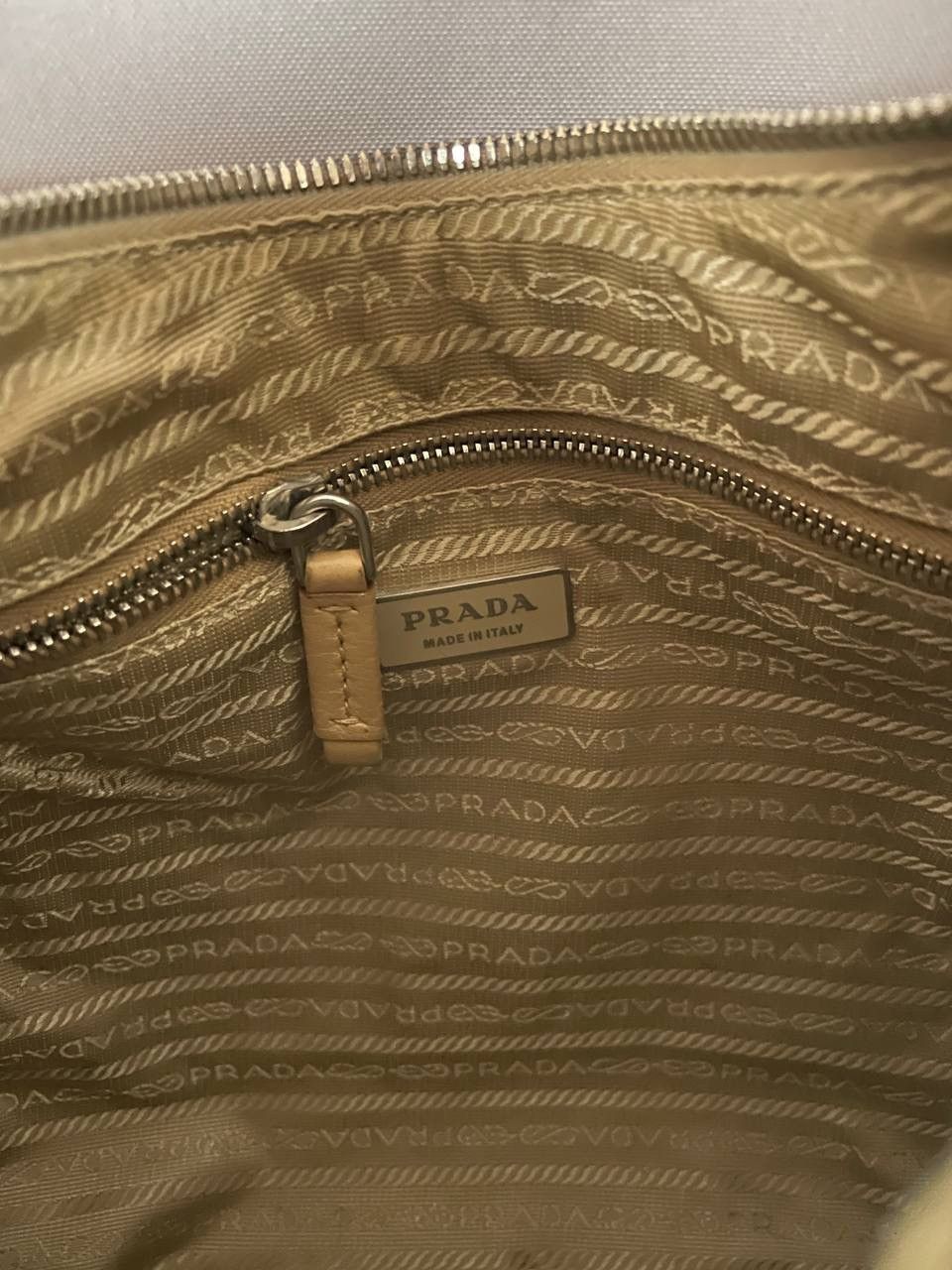 Prada Prada Bag Leather Camel Hobo Size ONE SIZE - 14 Thumbnail