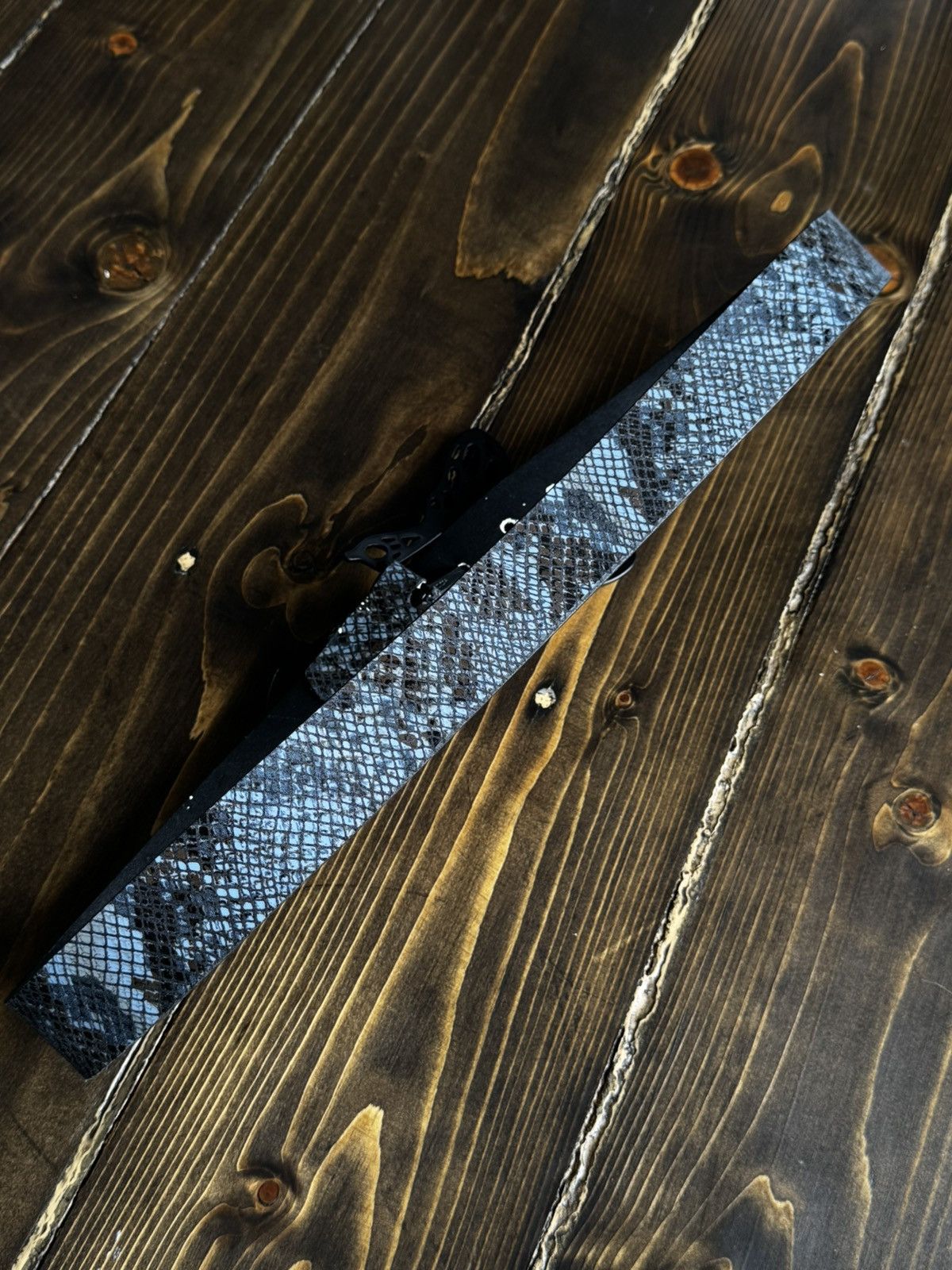 Miss Sixty Miss Sixty Python Leather Y2K 00’s Belt Size ONE SIZE - 6 Thumbnail