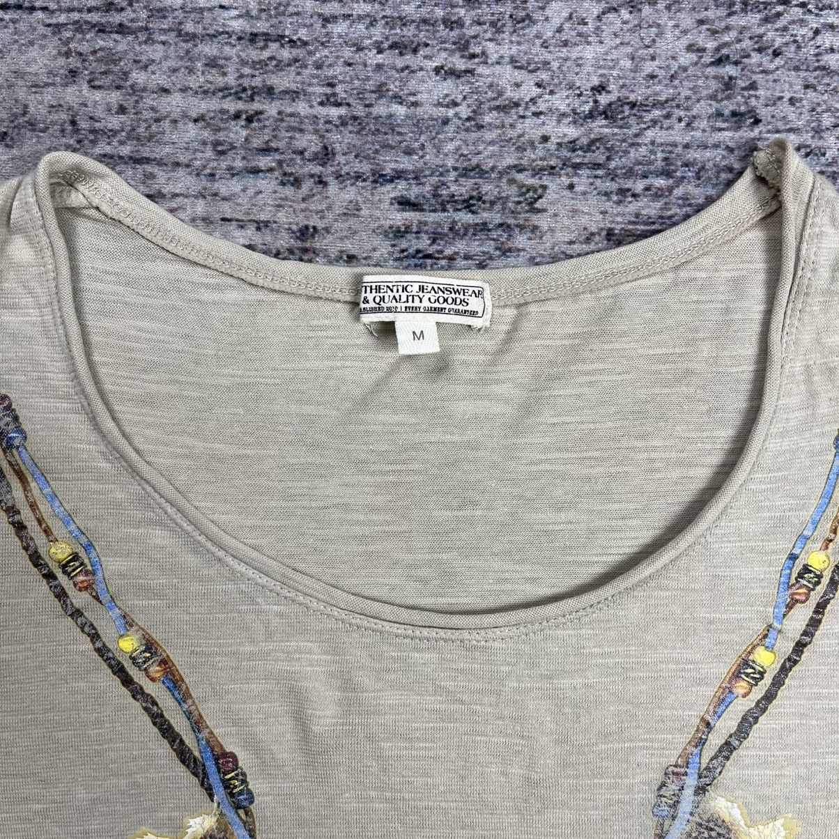 Le Grande Bleu (L.G.B.) Topvalu necklace feather graphic long sleeve tee vkei style Size US S / EU 44-46 / 1 - 5 Thumbnail