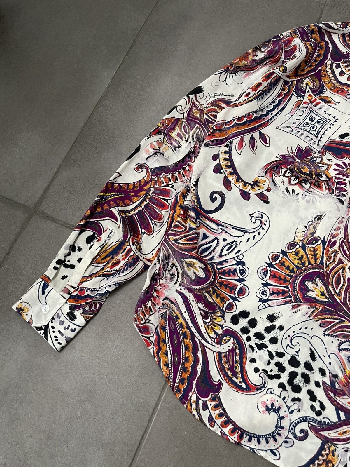 Just Cavalli !DS! AW22 Just Cavalli Paisley Viscose Shirt Size US S / EU 44-46 / 1 - 18 Thumbnail