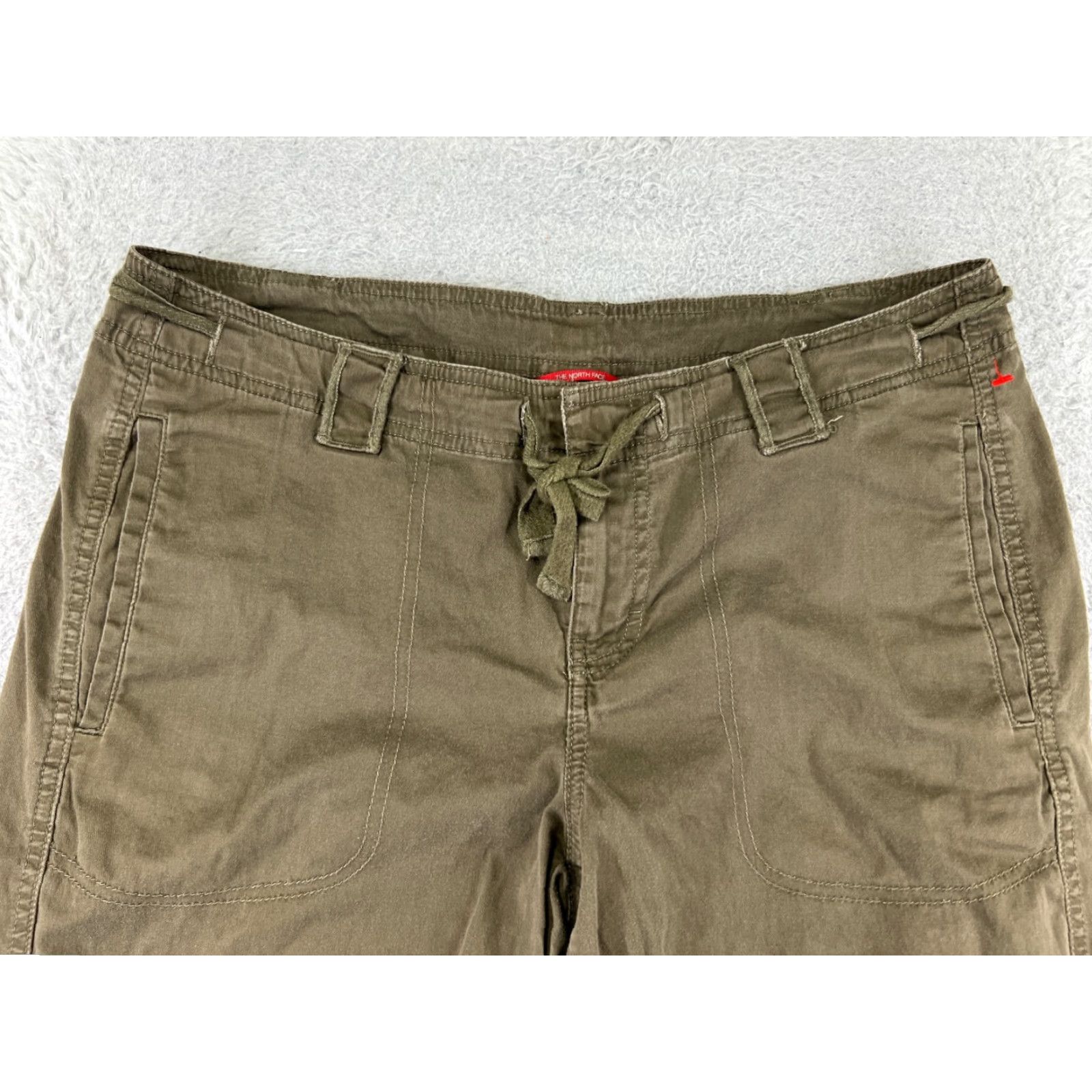 The North Face The North Face Shorts Womens 10 Green Capri Short Cotton Hiking Camping 32x14 Vintage: No Size 32" / US 10 / IT 46 - 3 Thumbnail