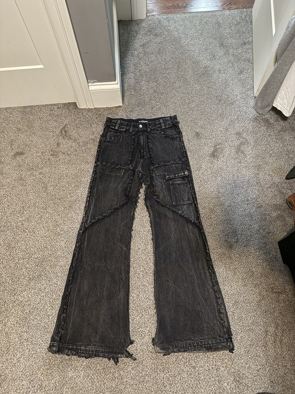 No Faith Studios NoFaithStudios Printed Denim 001 | Grailed