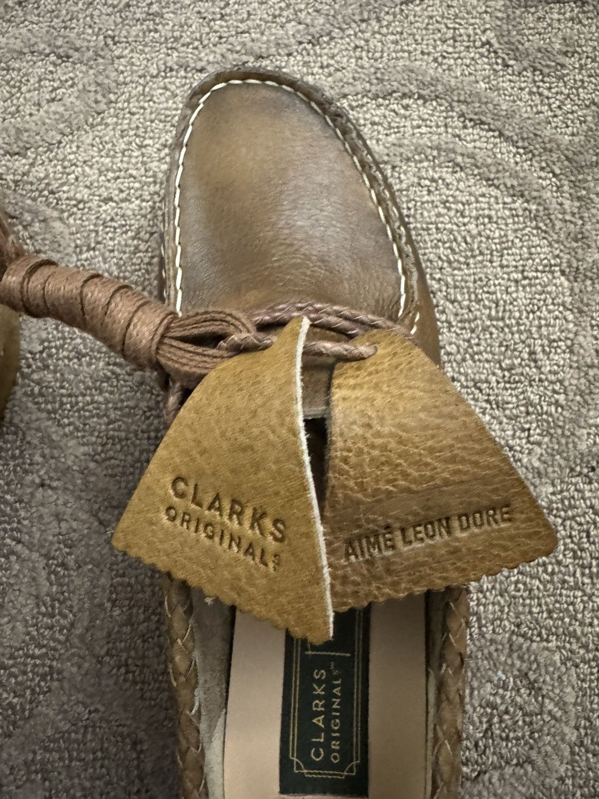Aime Leon Dore × Clarks Leather Wallabees Size US 5 / EU 37 - 5 Thumbnail
