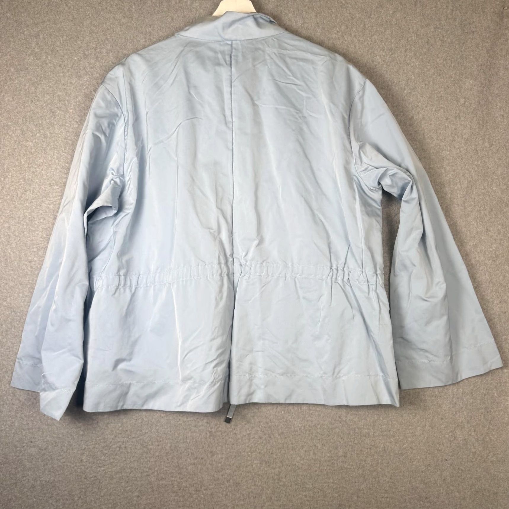 Vintage Lafayette 148 New York Light Blue Full Zip Up Moto Jacket Coat XL Women’s Blue Jacket Basic Zip Up | Lafayette 148 New York | Women XL Blue Jacket Size XL / US 12-14 / IT 48-50 - 5 Thumbnail