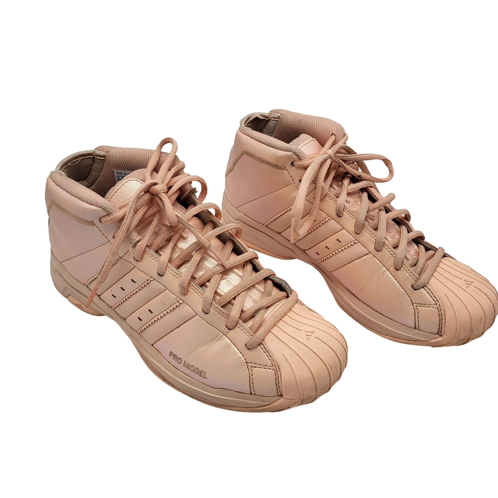 Adidas Adidas Pro Model 2G Glow Metallic Pink High Top Sneakers 7.5 Size US 7.5 / EU 40-41 - 1 Thumbnail
