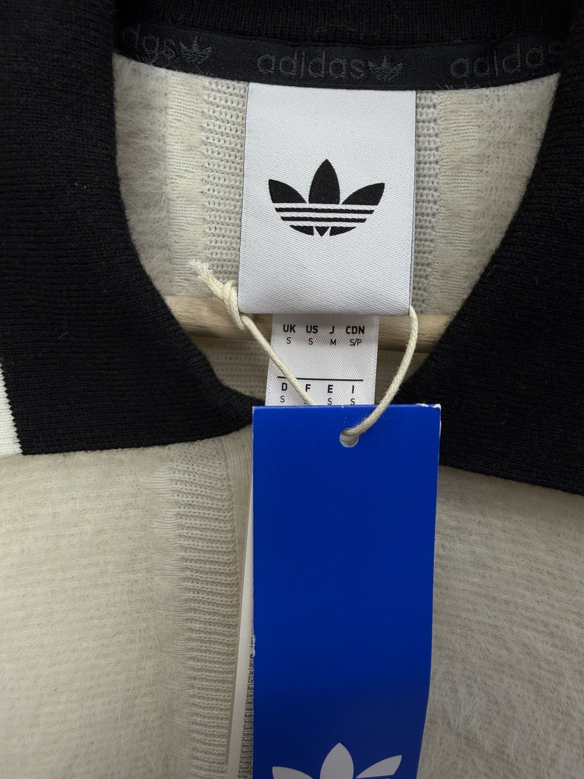 Adidas Adidas Premium Knitted Blokecore Jersey Cream White Size S Size US S / EU 44-46 / 1 - 6 Thumbnail