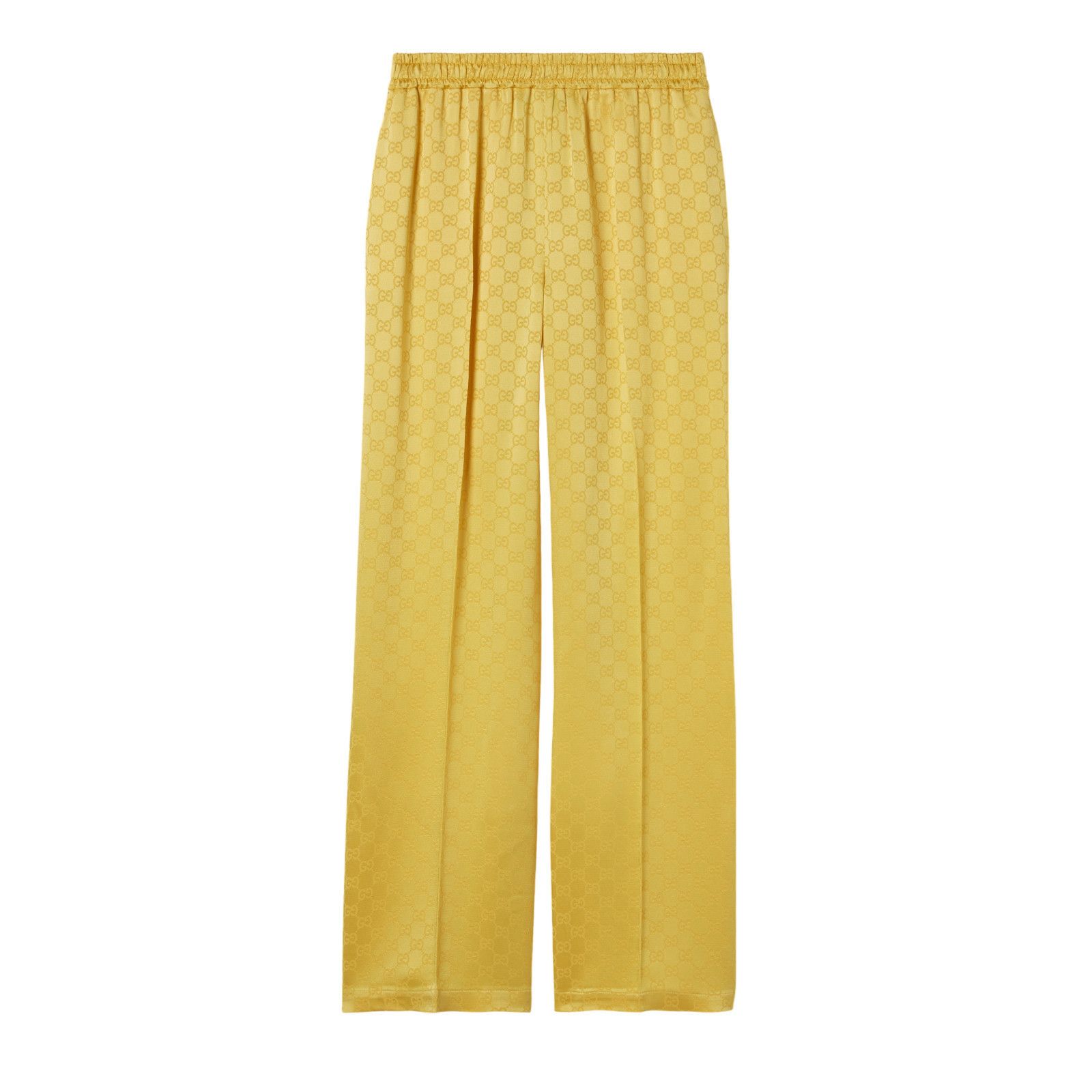 GUCCI Yellow GG Jacquard Relaxed Fit Track Pants New & Authe