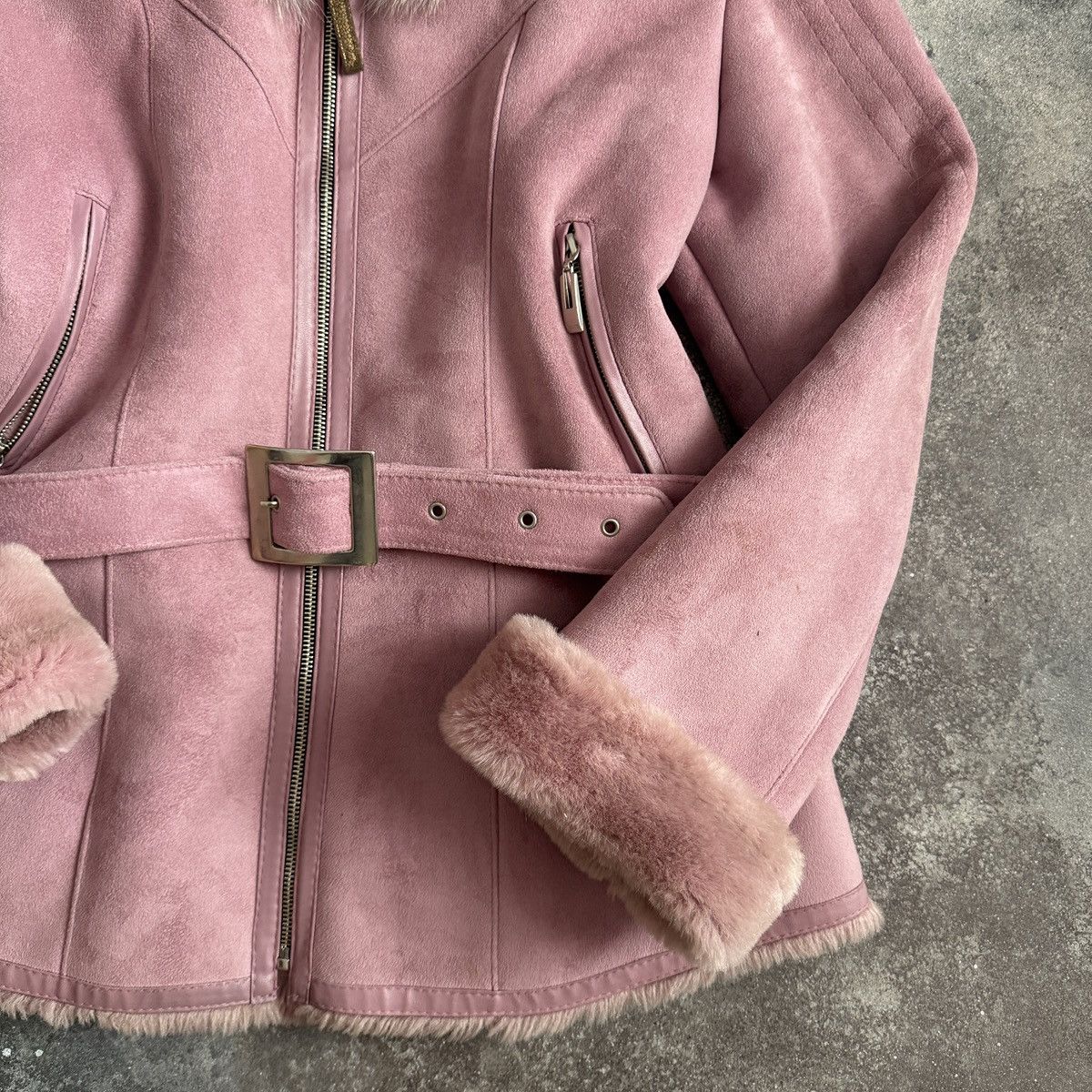 Hysteric Glamour Y2K Romantic Vintage Real Fur Details Shearling Coat Size S / US 4 / IT 40 - 9 Thumbnail