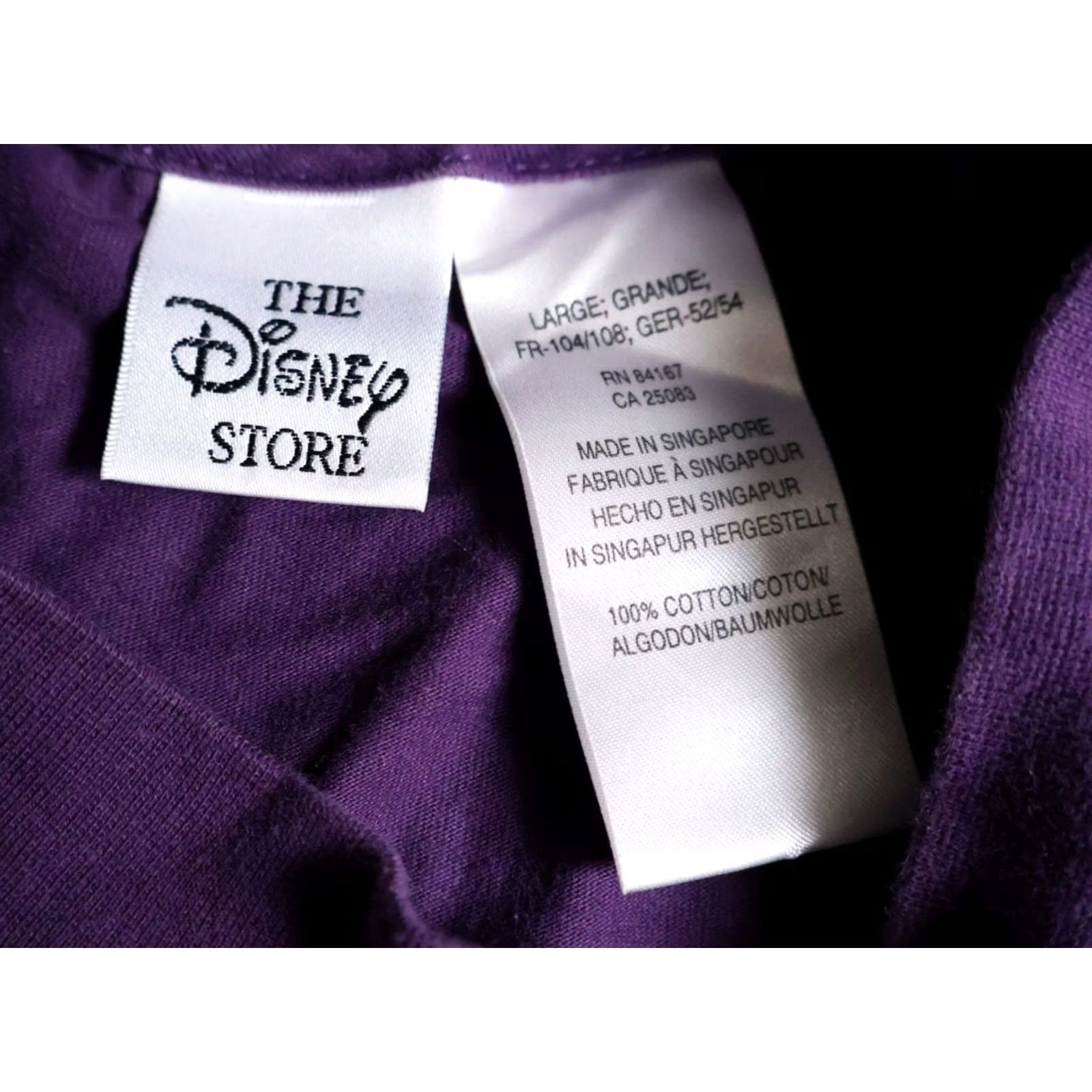 Disney VINTAGE Disney Winnie The Pooh Tigger T-Shirt Women's Large Purple Embroidered Disney Store Size L / US 10 / IT 46 - 3 Thumbnail
