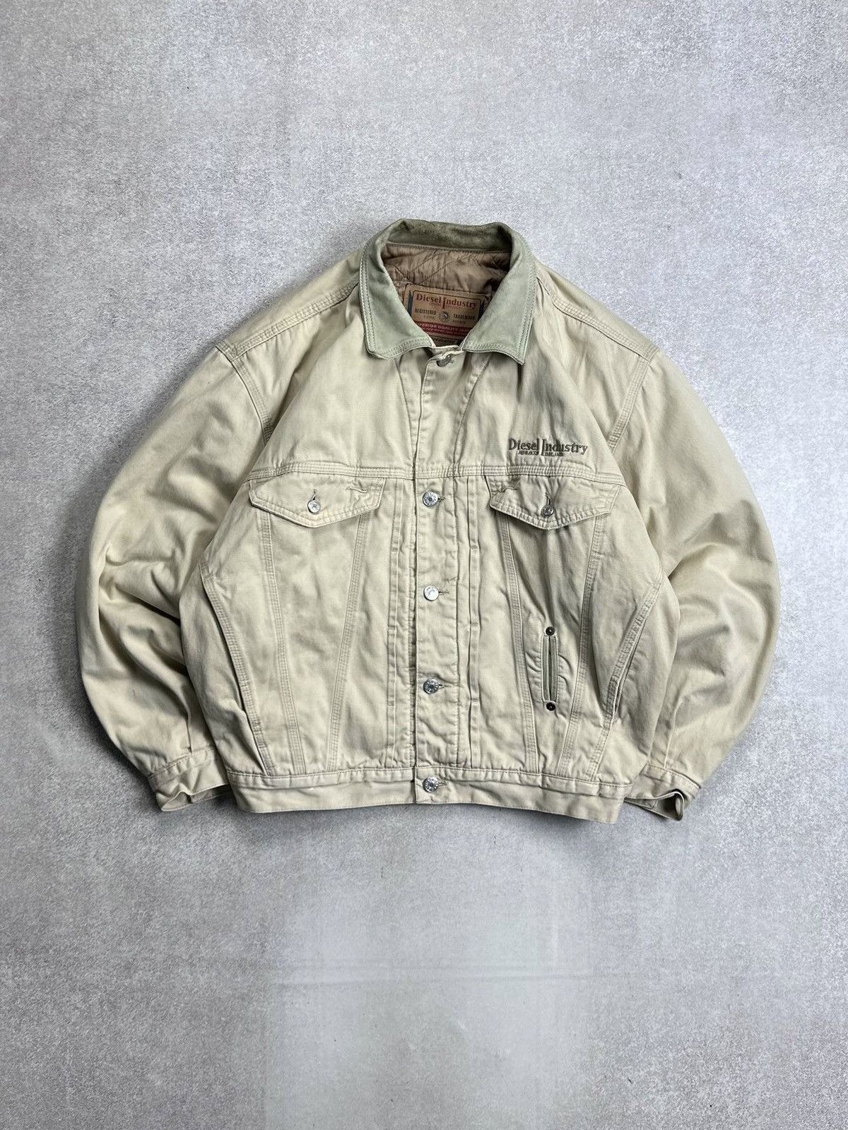 Diesel Vintage Diesel Denim Y2K Heavy Jacket S Size US S / EU 44-46 / 1 - 1 Thumbnail
