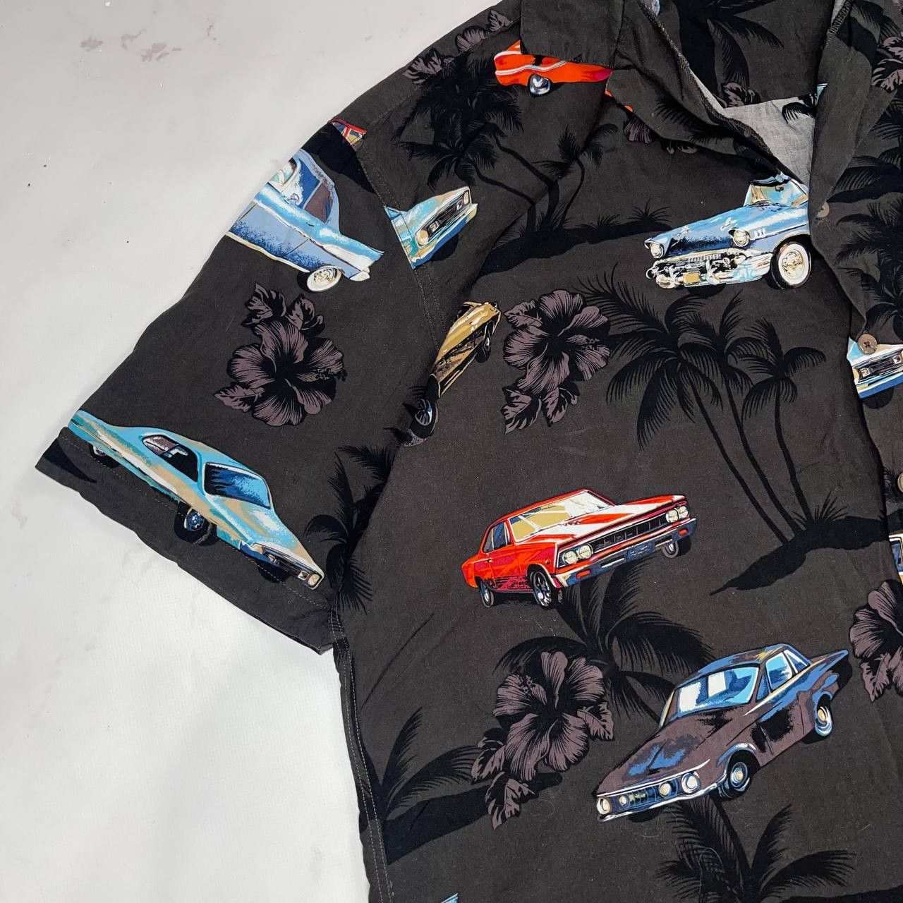Vintage Shirt Hawai Shirt Print Cars Short sleeve Size XXL Baggy Size US XXL / EU 58 / 5 - 3 Thumbnail