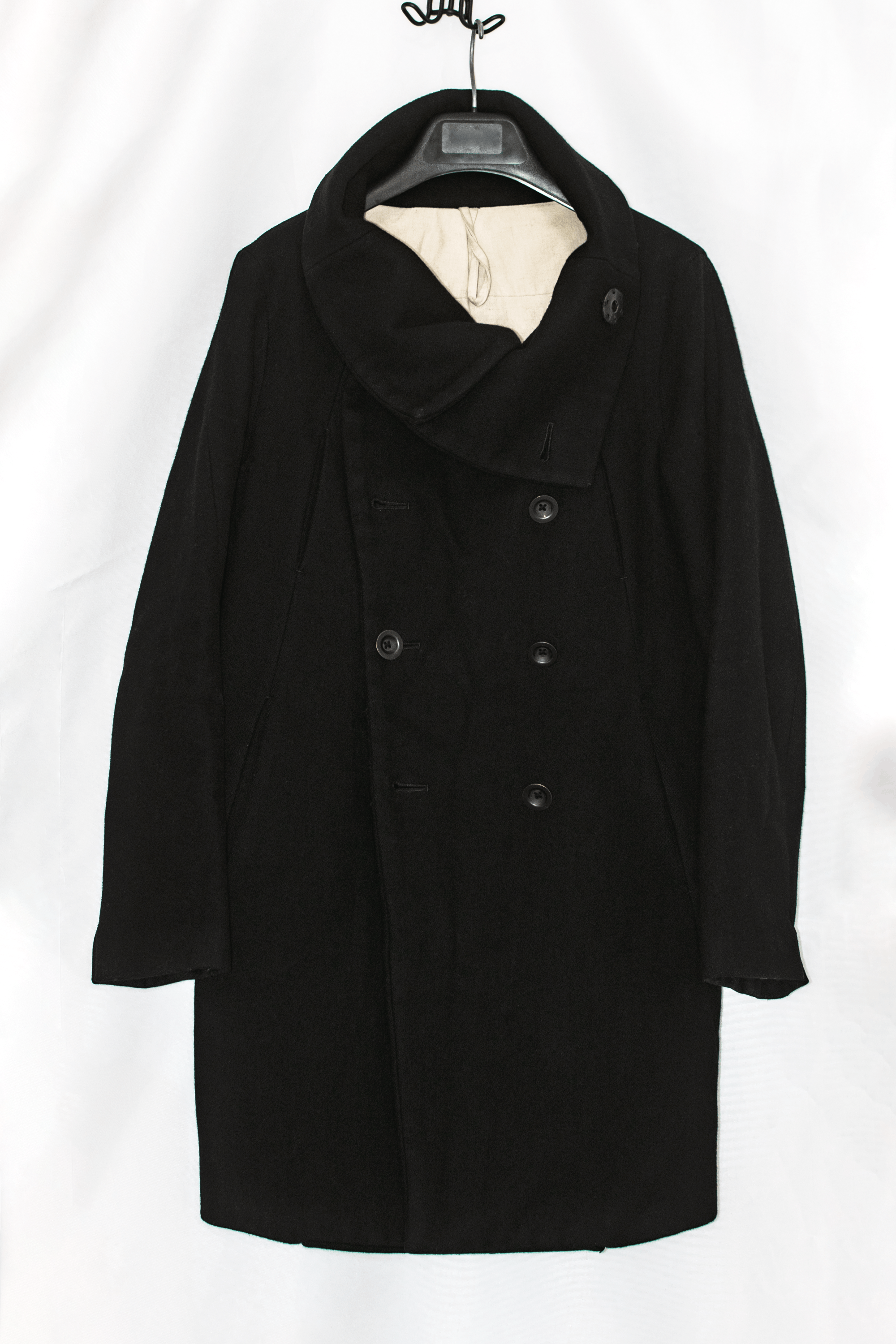 The Viridi-anne 17-18AW - Melton High Neck Long Coat STYLE