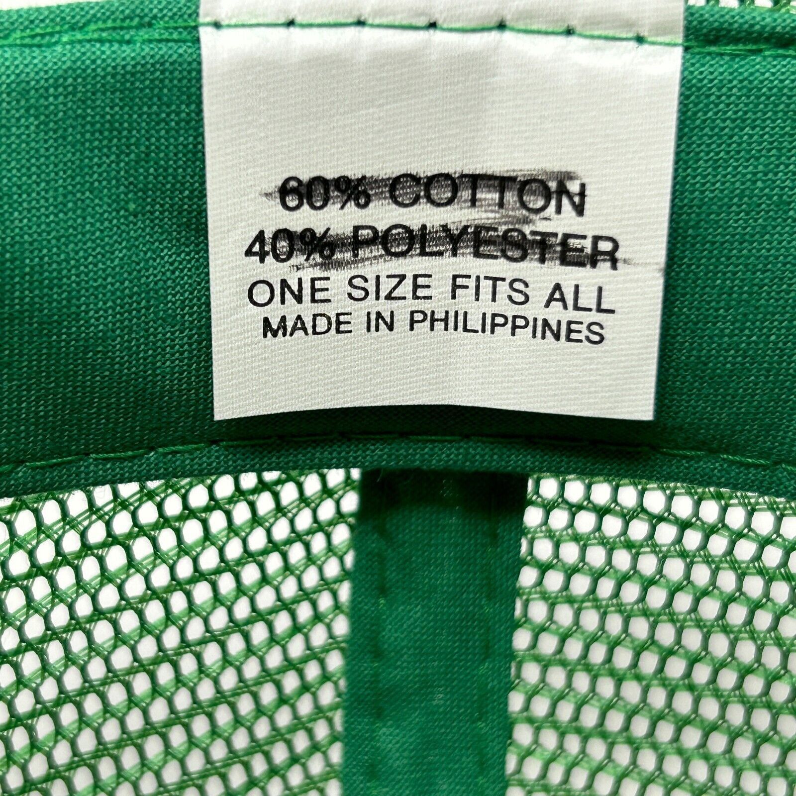Vintage Vintage 90s Sons of Erin Las Vegas Trucker Hat Cap Green Size ONE SIZE - 9 Thumbnail