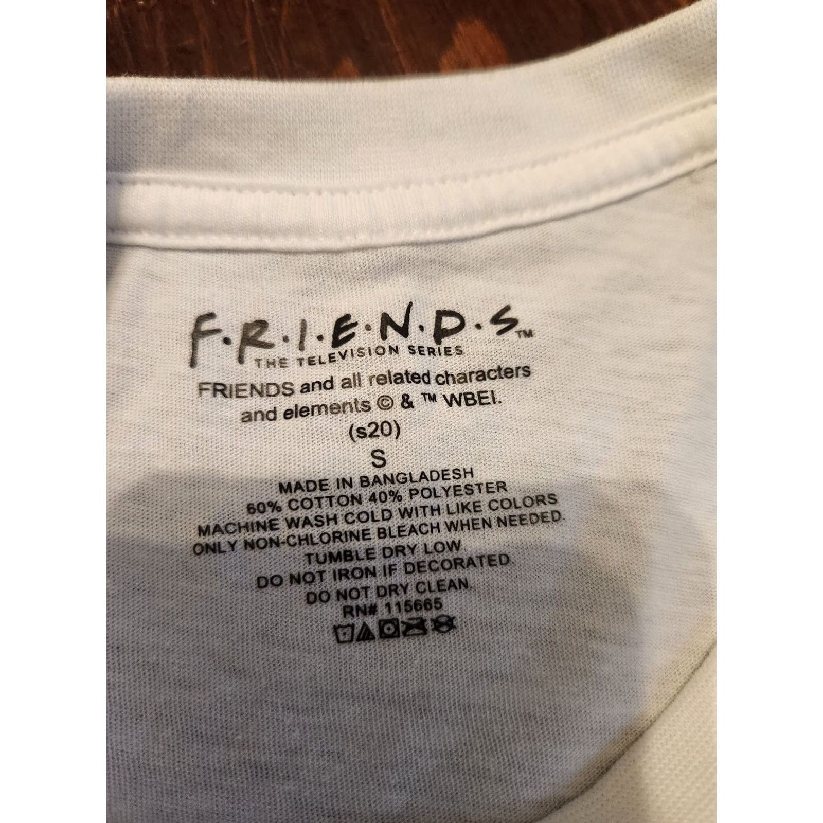 Vintage Friends You're My Lobster Women's T-Shirt White Preowned TV Show Sitcom Size S Size S / US 4 / IT 40 - 2 Thumbnail