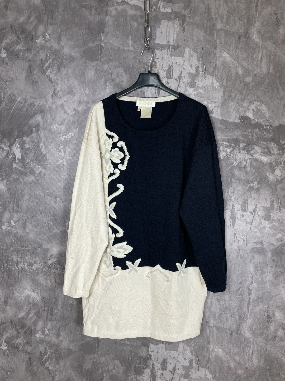 Designer × Escada Escada Wool Luxury Long Sweater Knitwear Rare Design Y2K Size M / US 6-8 / IT 42-44 - 1 Thumbnail