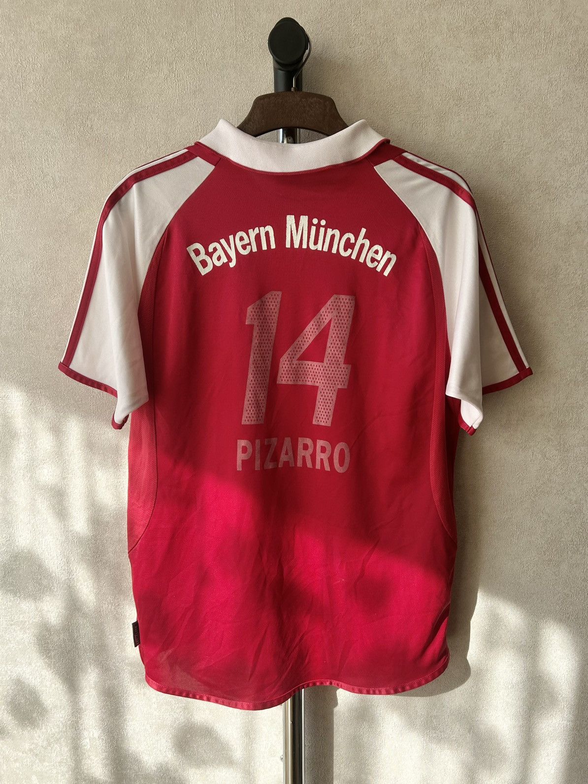 Adidas Adidas Bayern Munich 2003-2005 #14 Pizzaro Soccer Jersey Size US S / EU 44-46 / 1 - 2 Thumbnail