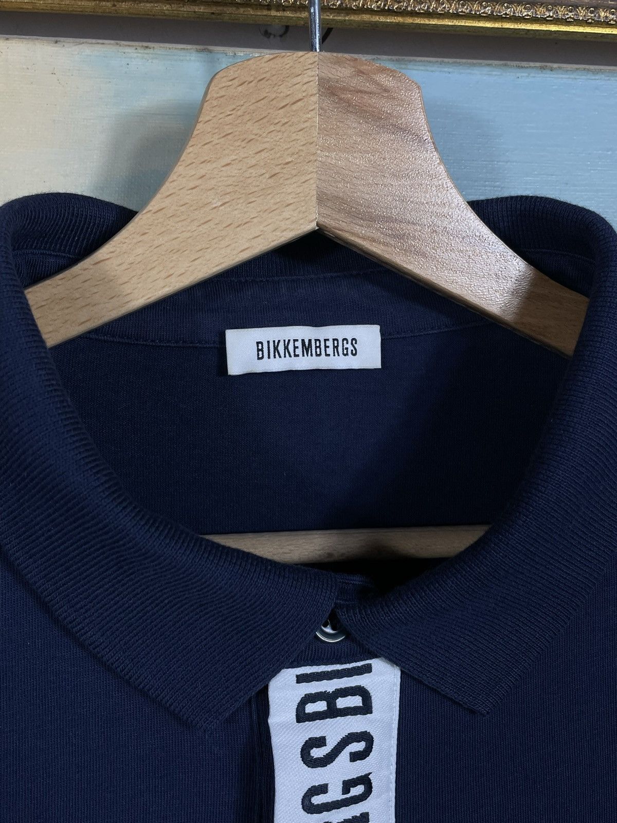 Designer × Dirk Bikkembergs Dirk Bikkembergs Navy Polo T-shirt Size US M / EU 48-50 / 2 - 6 Thumbnail