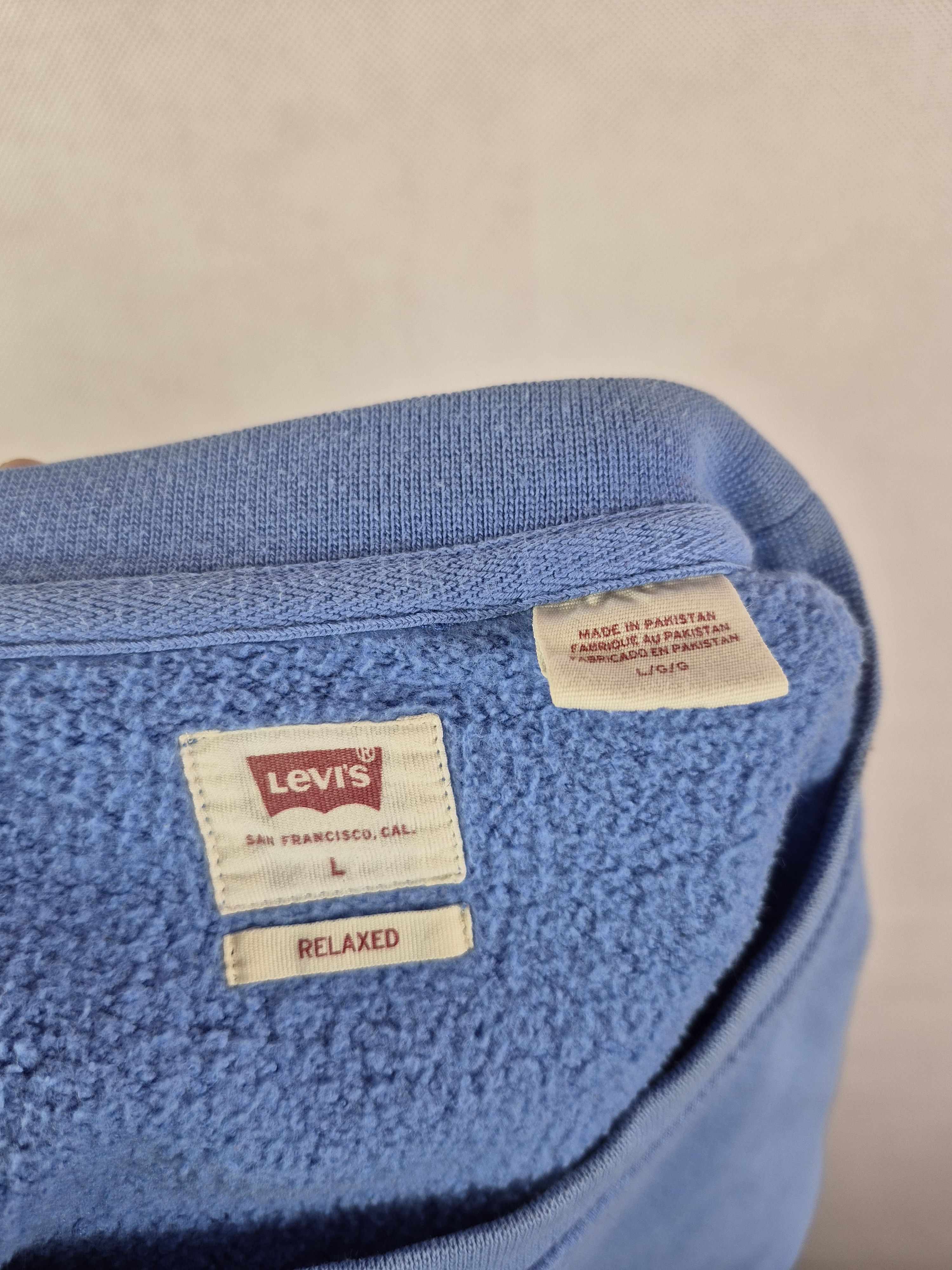 Levi's 🔥 Levis Small Logo Embroided Sweatshirt Size US L / EU 52-54 / 3 - 5 Thumbnail