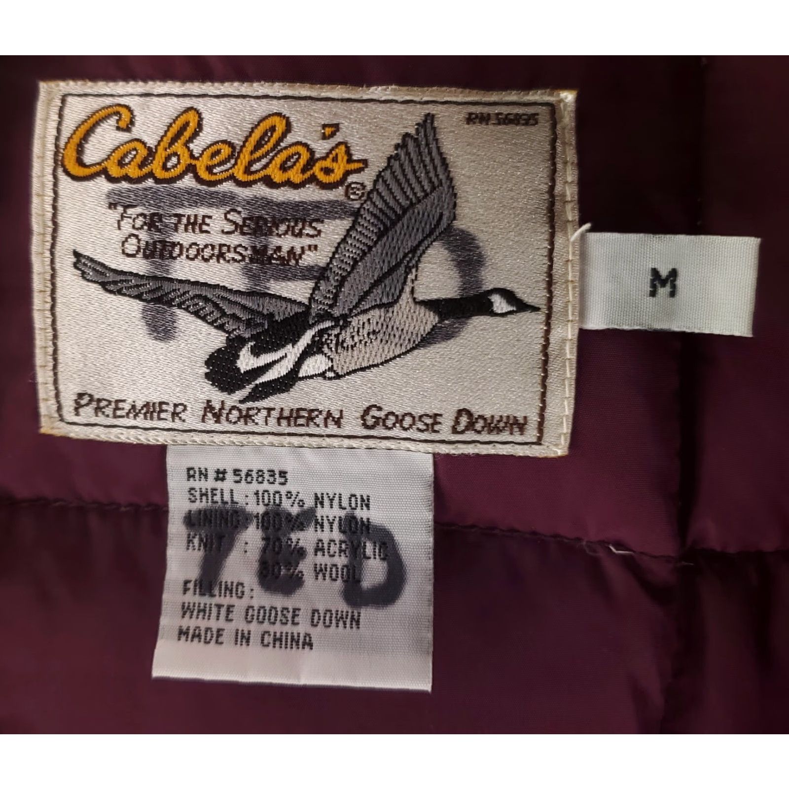 Vintage Cabela's Premier Northern Goose Down Full Zip Vest Jacket Purple Mens M Vest Mens M Purple Goose Down Full Zip Puffer Jacket Nylon Shortfall: None Size US M / EU 48-50 / 2 - 2 Thumbnail