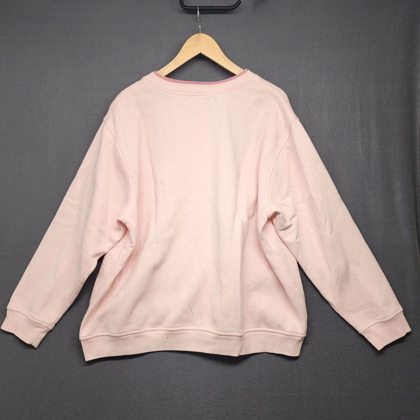Pinko VINTAGE Shenanigans Sweatshirt Button Up Pink Paisley Granny SPOT Womens 1X Size XL / US 12-14 / IT 48-50 - 2 Thumbnail