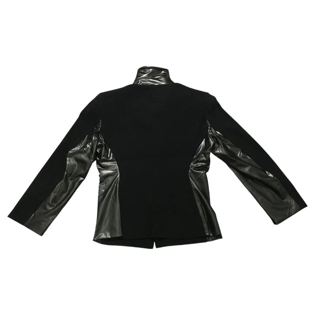 Issey Miyake 🔥 Archived Rare Vintage Issey Miyake Blazer Black Leather Size US M / EU 48-50 / 2 - 4 Thumbnail