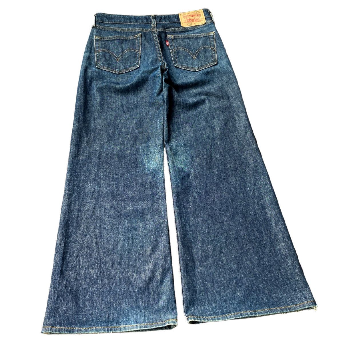 Levi's Rare Vintage Y2K Levis 575K Super Flare Wide Leg Denim Jeans Size US 28 / EU 44 - 1 Thumbnail