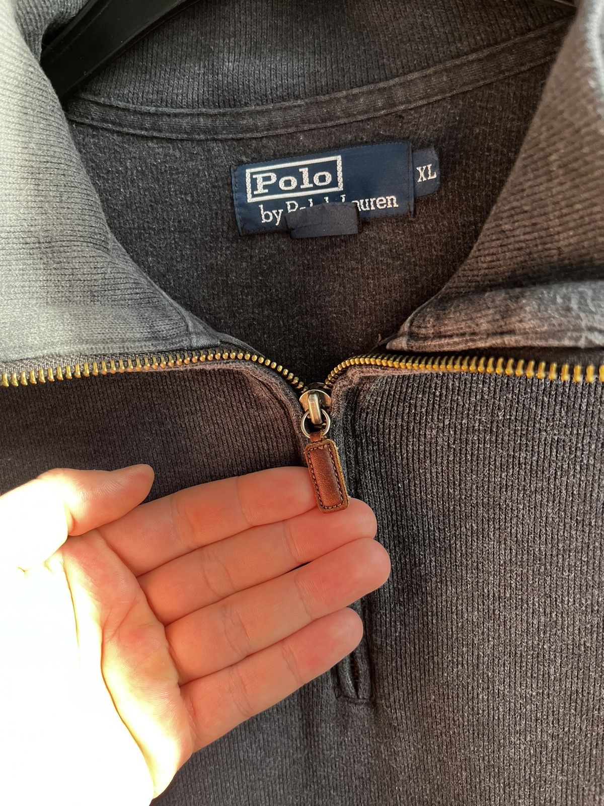 Polo Ralph Lauren × Ralph Lauren × Vintage Ralph Lauren zip sweatshirt vintage size xl Size US XL / EU 56 / 4 - 5 Thumbnail