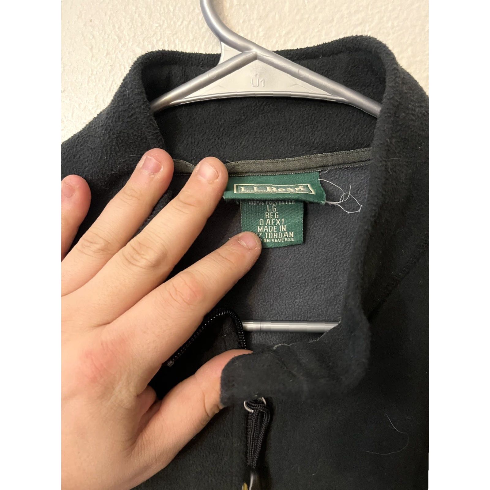 Vintage LL Bean Jacket Women L Black Fleece Full Zip Polartec 0 AFX1 Size L / US 10 / IT 46 - 3 Thumbnail