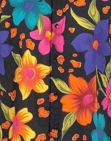 Saint Laurent Paris o1bcso1str0625 Yves Collar Shirt In Floral in Multicolor Size US L / EU 52-54 / 3 - 3 Thumbnail