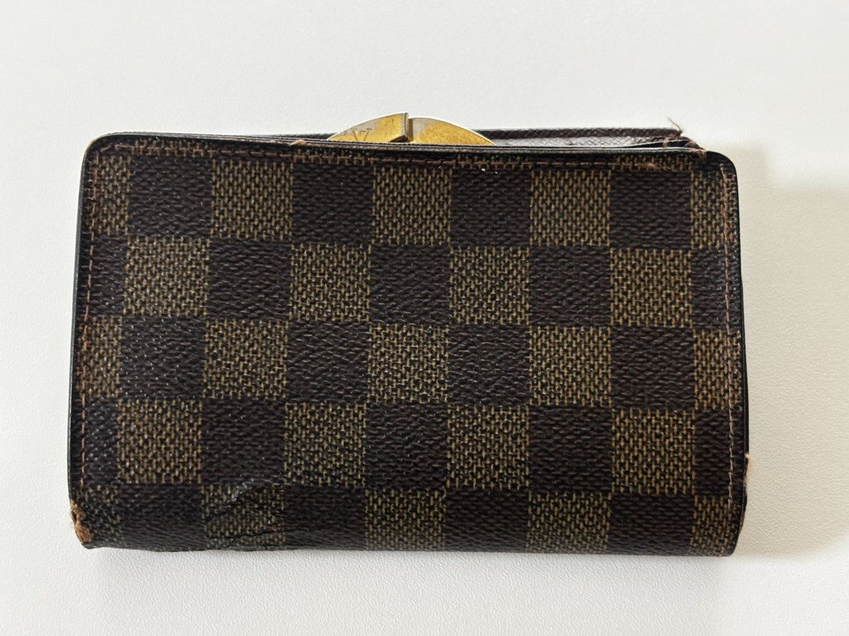 Louis Vuitton Louis Vuitton Damier Ebene Compact Wallet Coin Vintage Size ONE SIZE - 6 Thumbnail