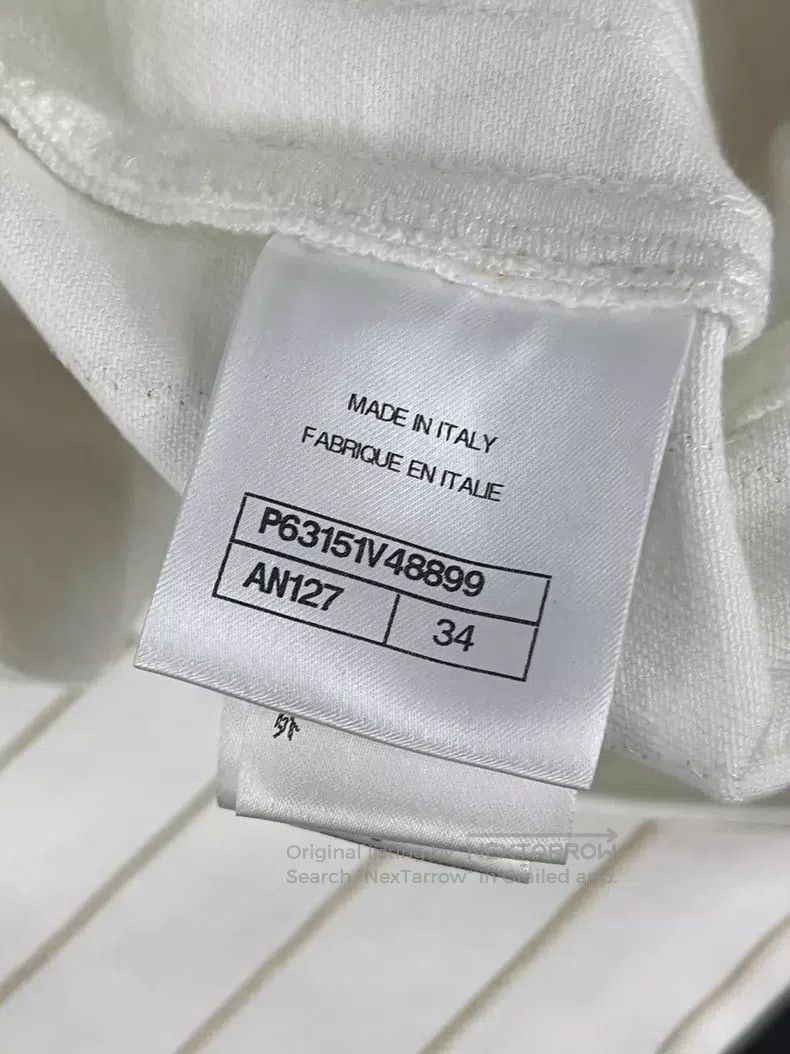 Chanel Chanel White striped jeans Size 42" / US 20 - 4 Thumbnail