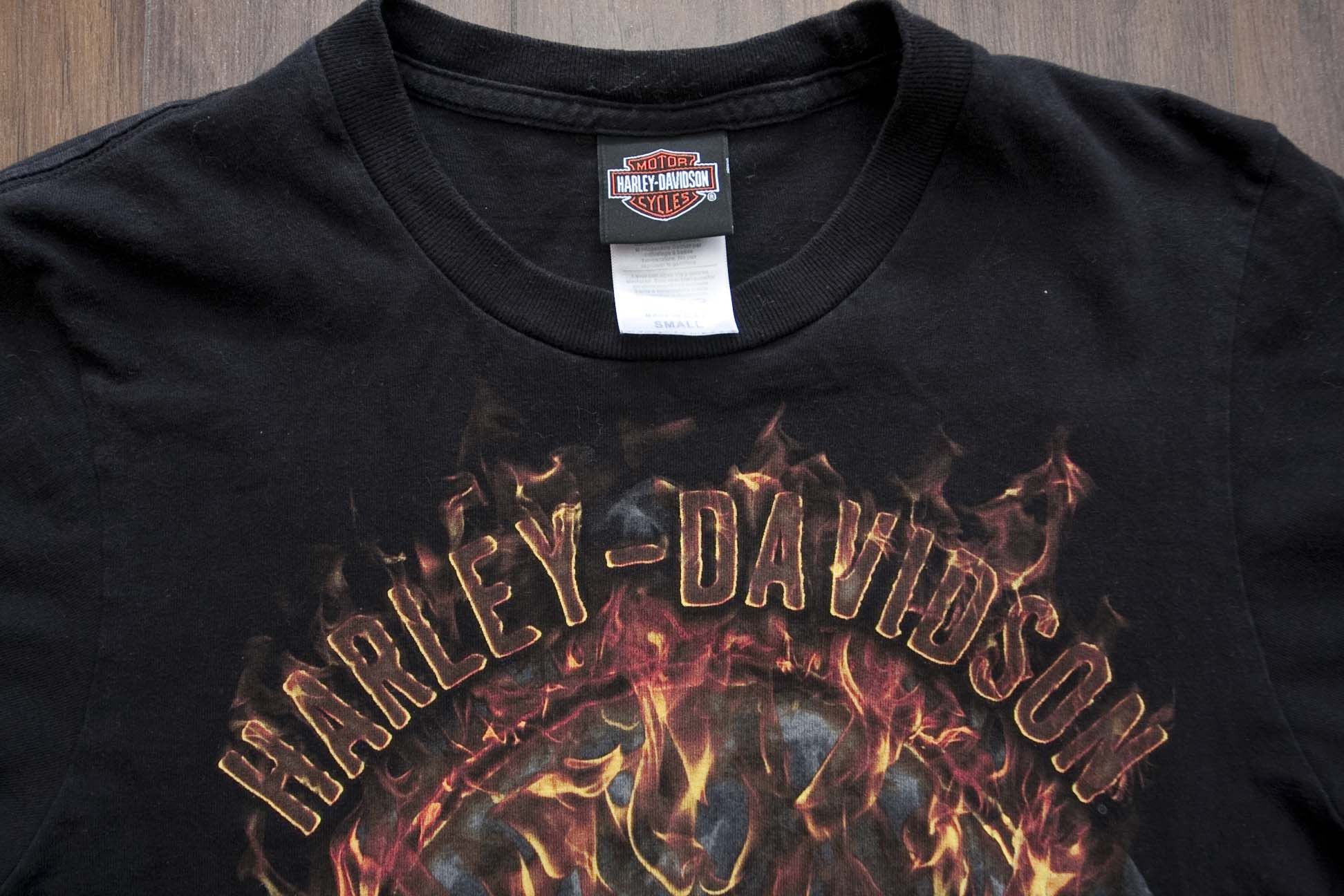 Harley Davidson Harley Davidson T Shirt Size S Black Cat Rocky Mount Made US Size US S / EU 44-46 / 1 - 3 Thumbnail