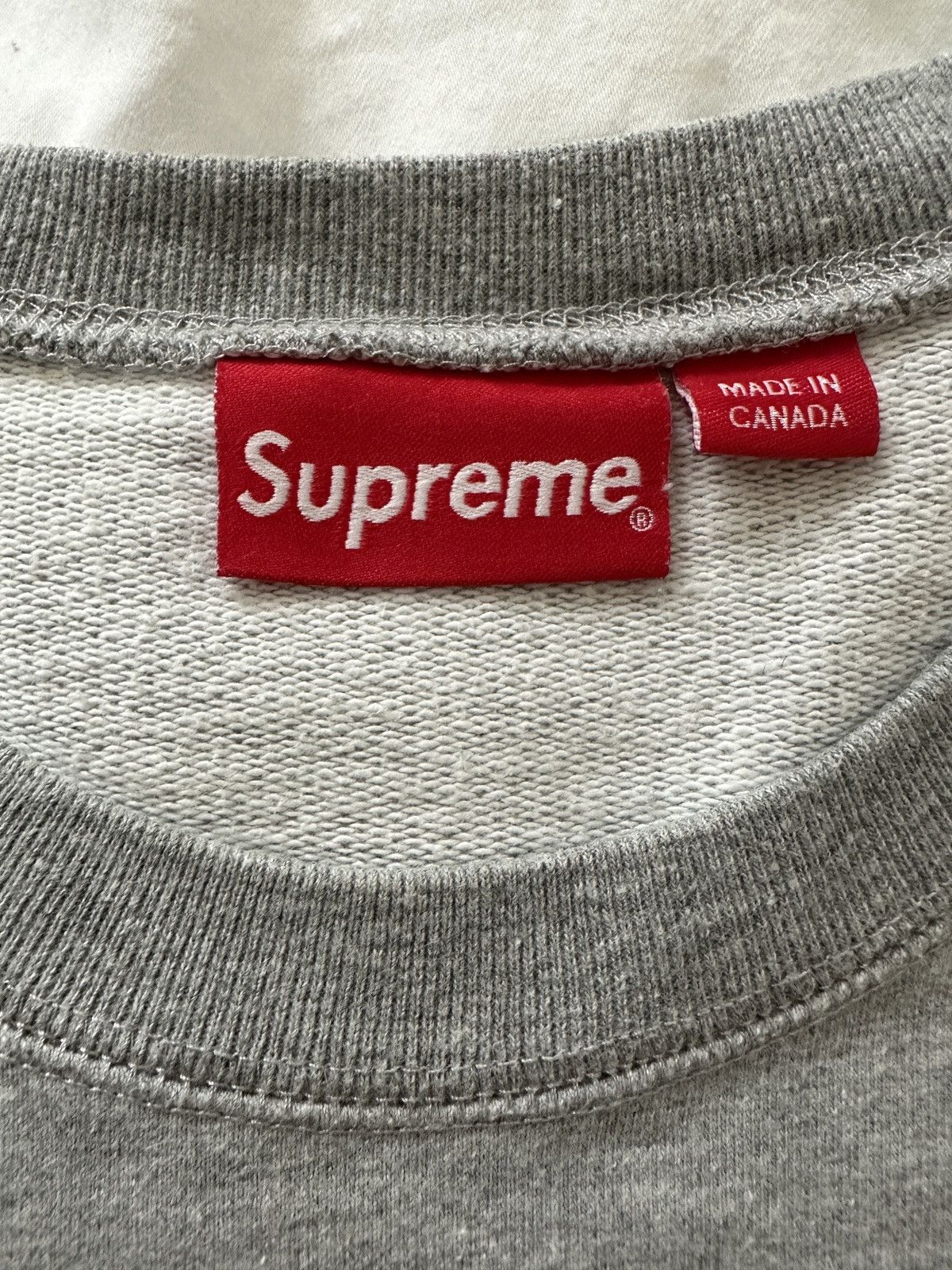 Supreme Supreme Marathon Crewneck Heather Grey S/S 2014 Size US L / EU 52-54 / 3 - 2 Thumbnail
