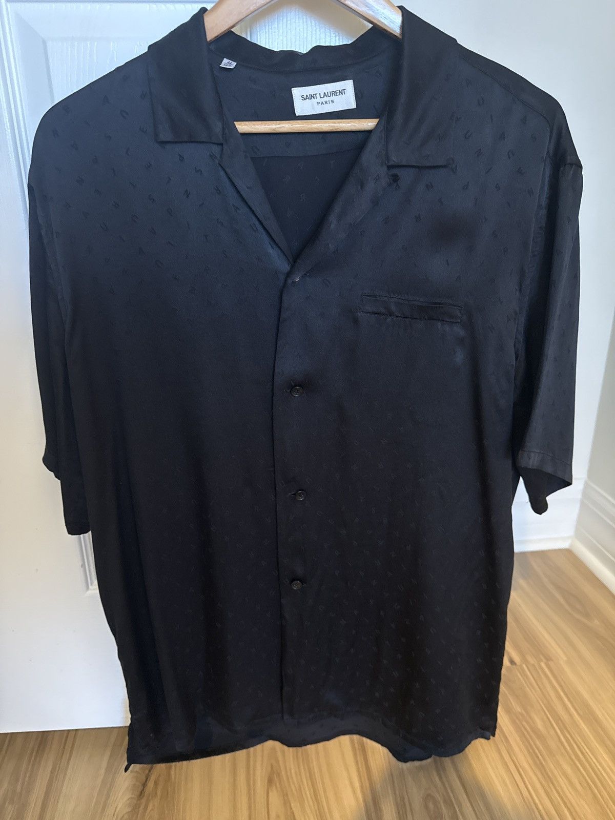 Saint Laurent Paris Saint Laurent Silk Shirt Size US L / EU 52-54 / 3 - 8 Thumbnail