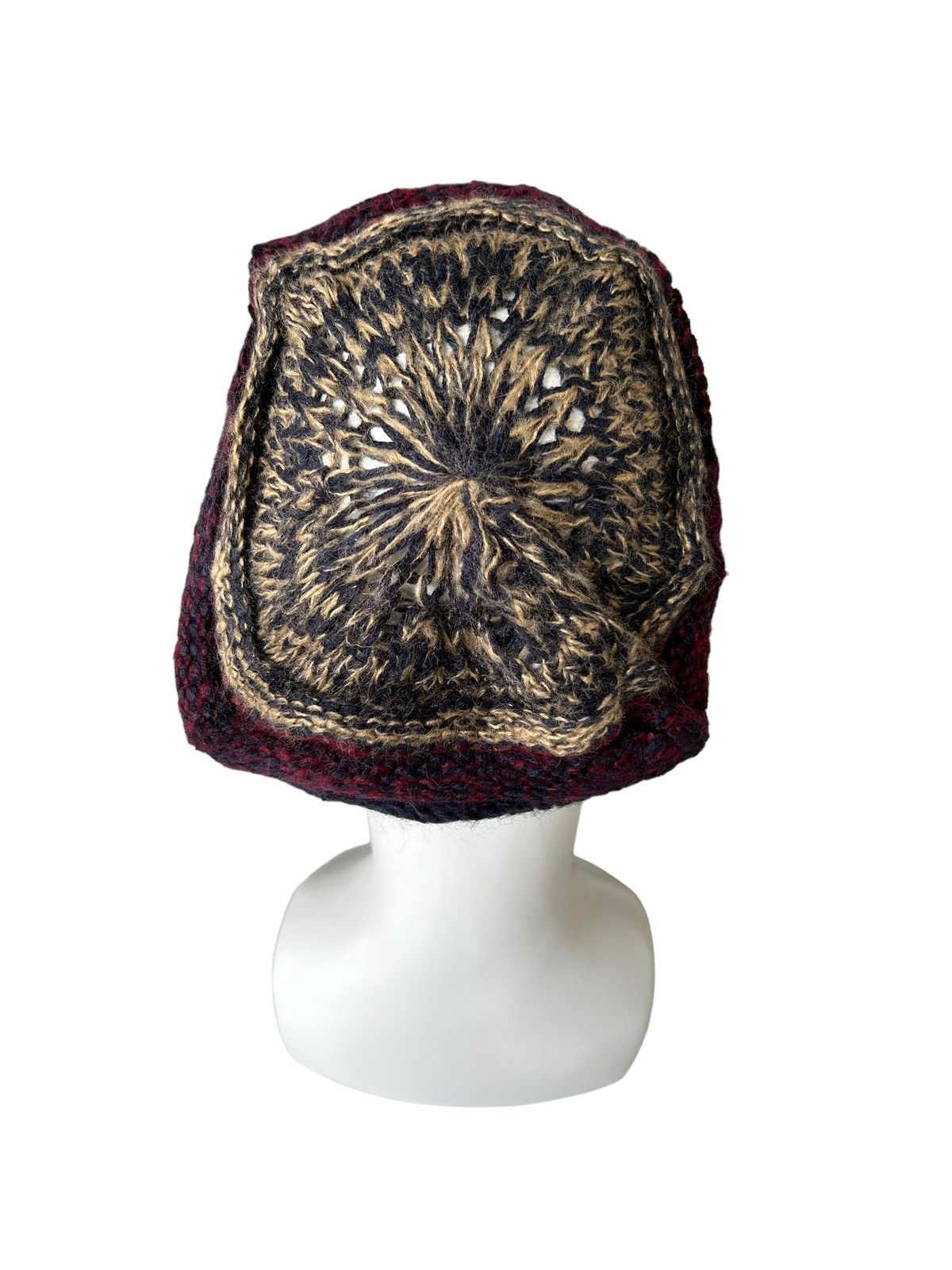 14th Addiction × Japanese Brand Multicolor Crochet Knitted Hats Size ONE SIZE - 2 Thumbnail