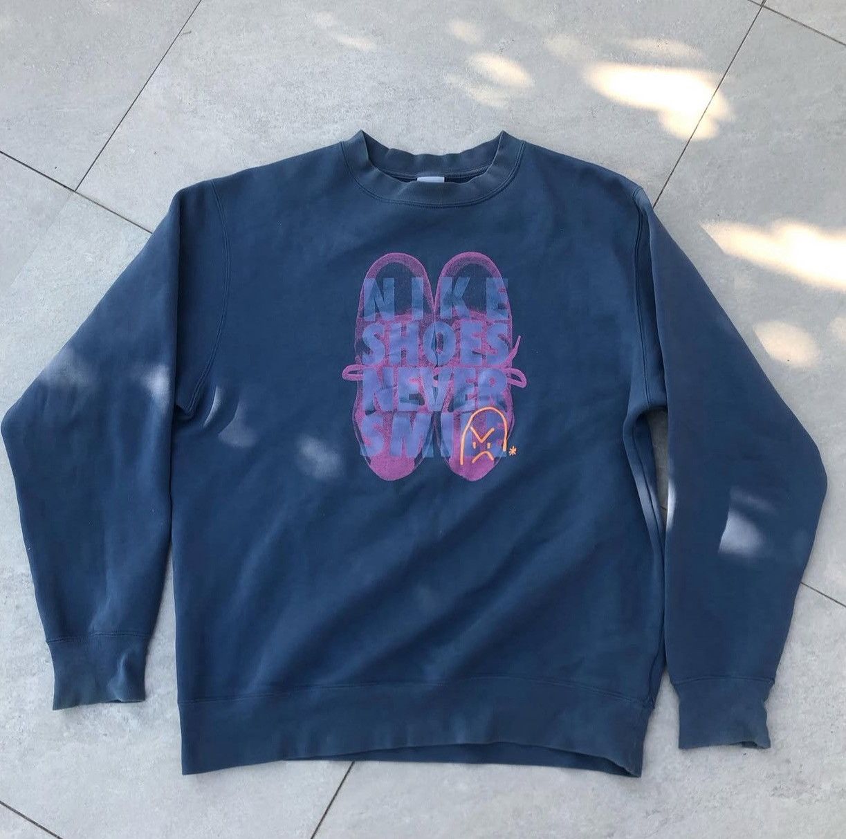 Nike × Vintage Nike ‘nike shoes never smile’ jumper Size US M / EU 48-50 / 2 - 1 Thumbnail