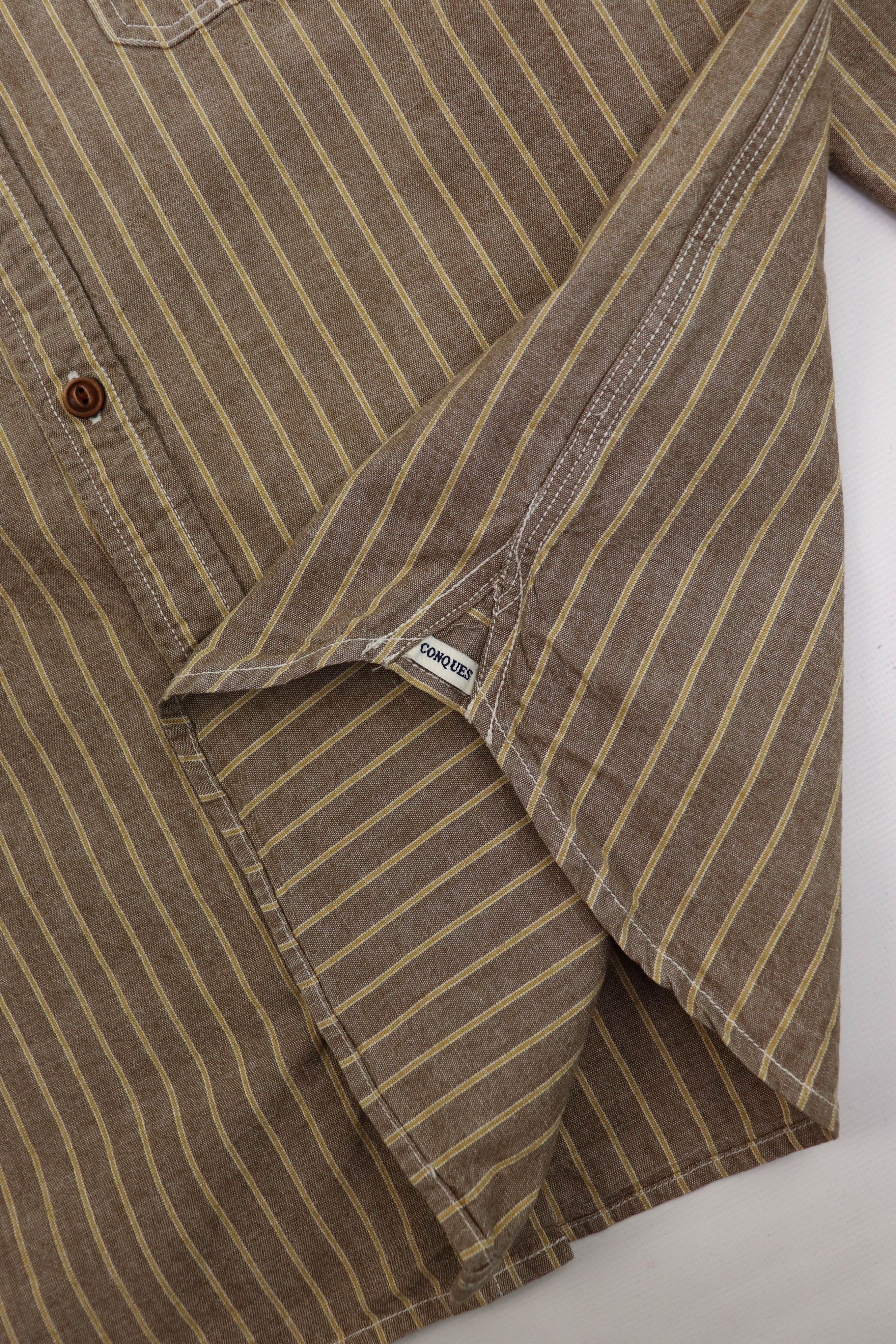 Chevignon Chevignon Conquest Striped Chemise Sanforized Cotton Shirt Size US L / EU 52-54 / 3 - 4 Thumbnail