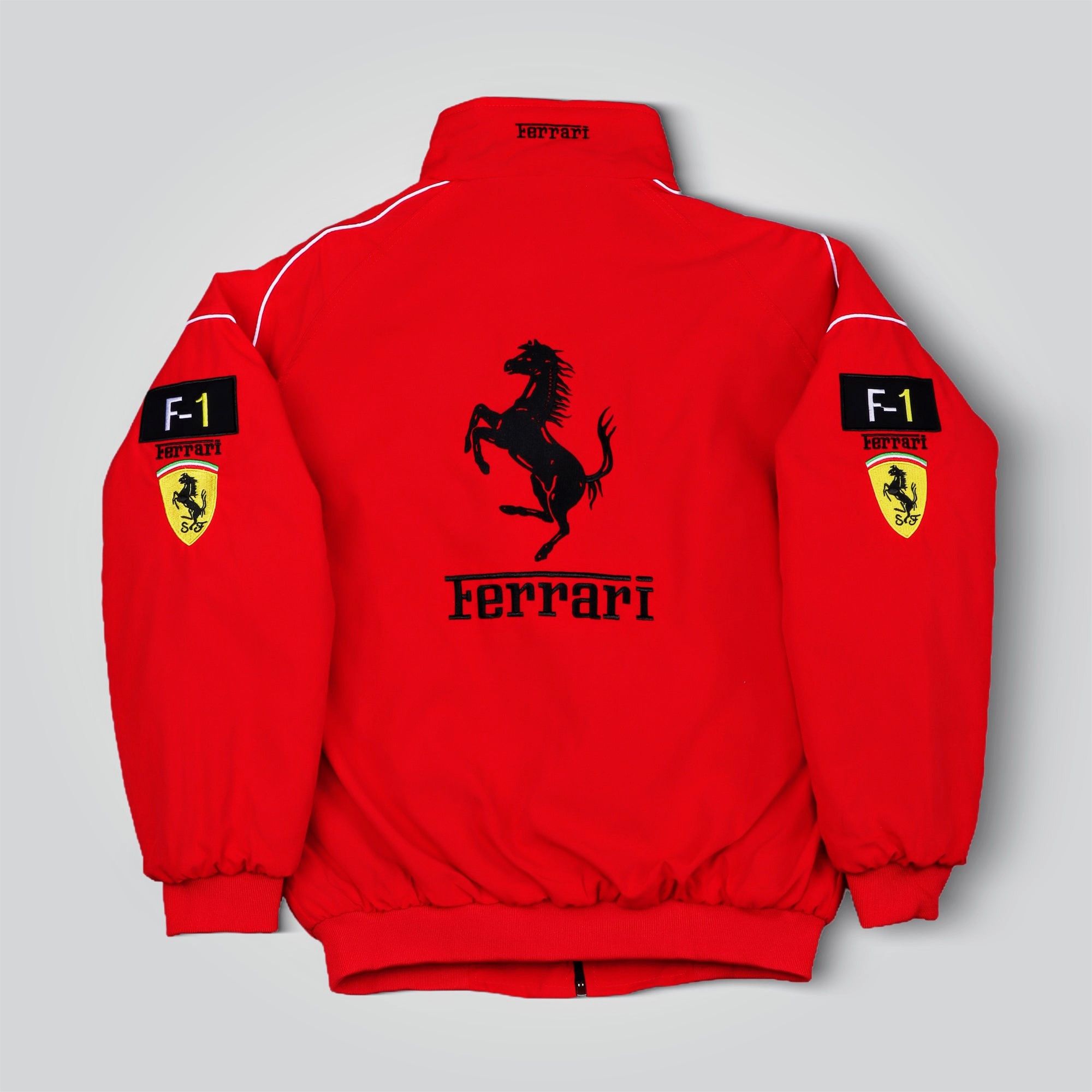 Ferrari 🔥 FERRARI ADULT F1 RACING JACKET VINTAGE EBROIDERED COTTON Size US L / EU 52-54 / 3 - 3 Thumbnail