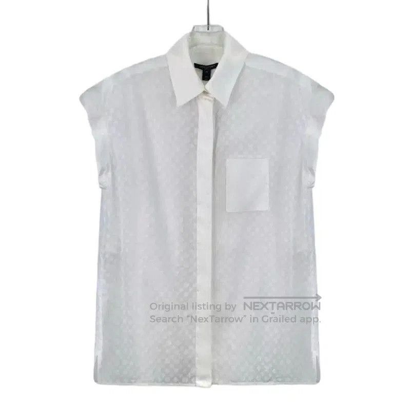 Louis Vuitton Louis Vuitton White Cotton Women's Shirt . Size S / US 4 / IT 40 - 1 Thumbnail