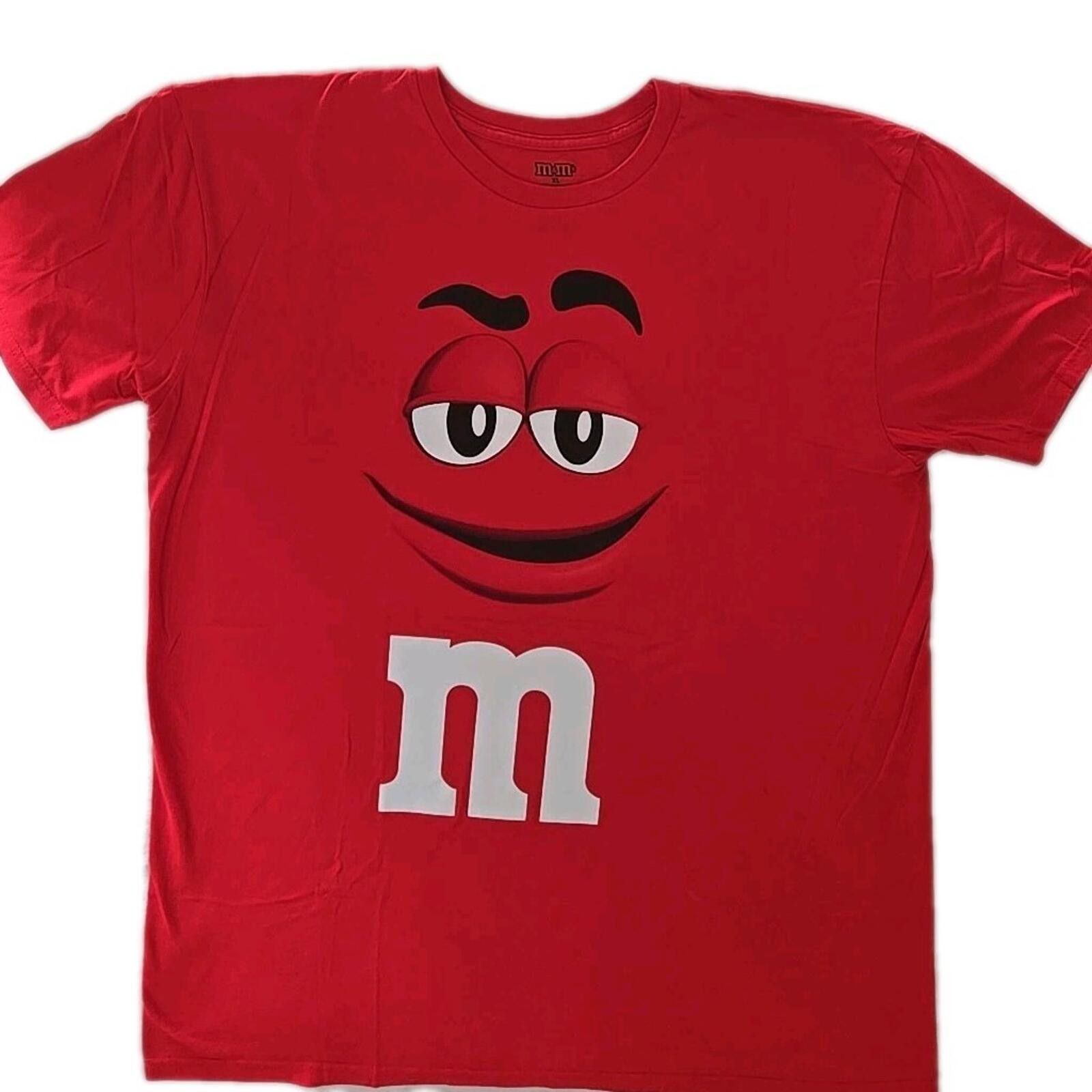 Other Vintage M&M's World Logo Face Graphic T-Shirt Mens XL Red Size US XL / EU 56 / 4 - 1 Thumbnail