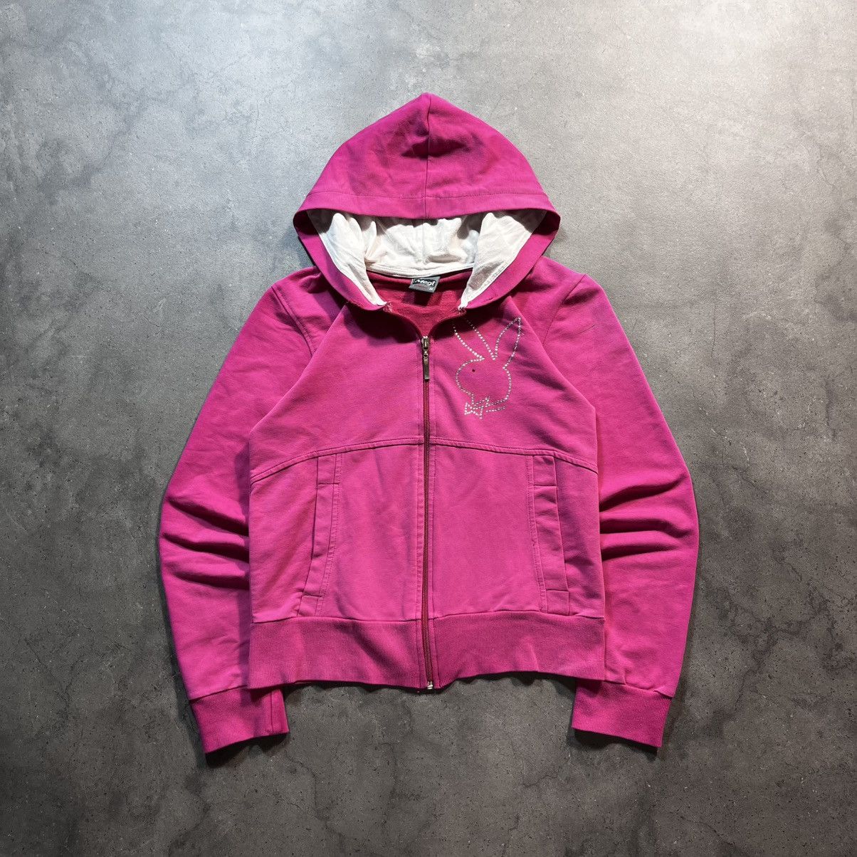 Playboy Vintage Y2K 2000s Playboy Bunny Big Logo Zip Hoodie Womens Size US S / EU 44-46 / 1 - 2 Thumbnail