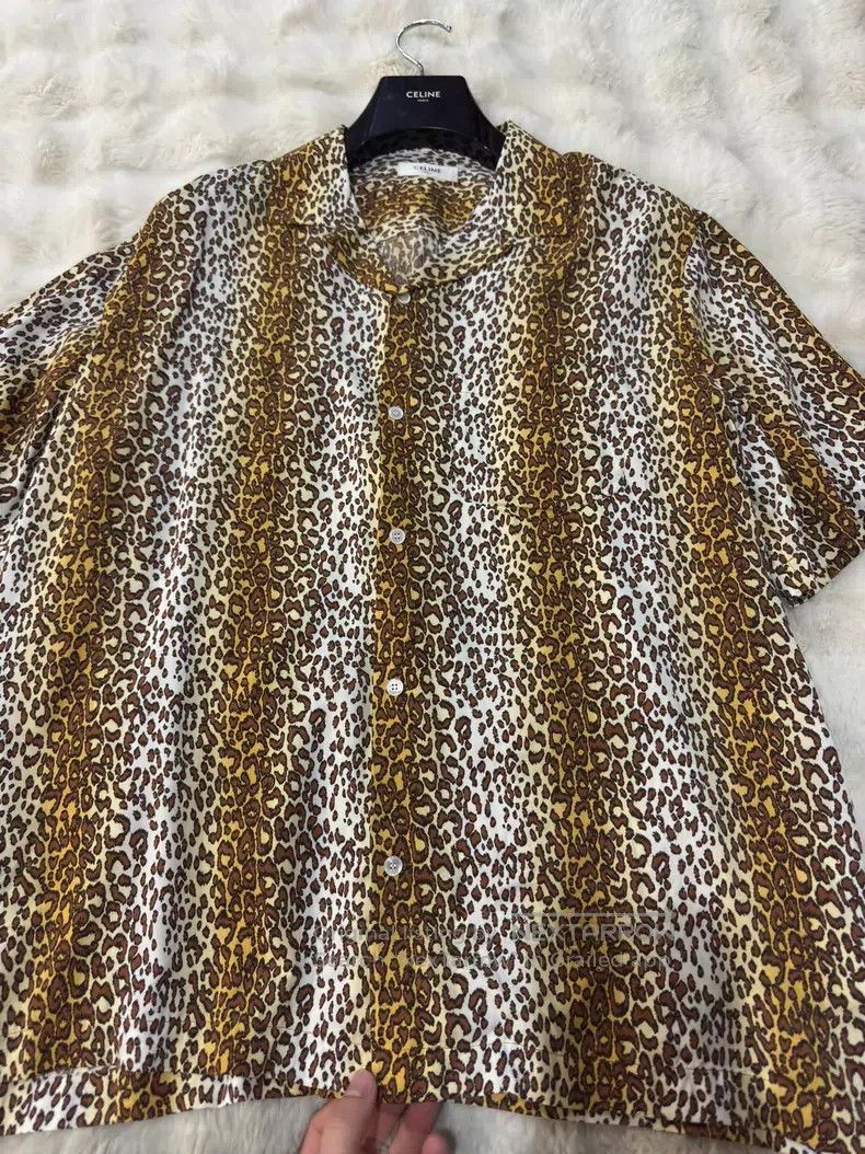 Saint Laurent Paris Saint Laurent Paris size 40 Gradient Leopard Print Short Sl Size L / US 10 / IT 46 - 4 Thumbnail