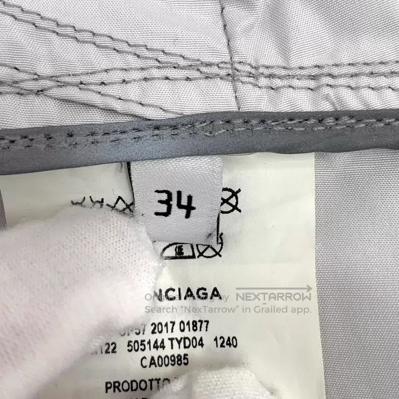 Balenciaga Balenciaga Grey Hooded Drawcord Collar Single Breasted Lon Size XXS / US 00 / IT 34 - 7 Thumbnail