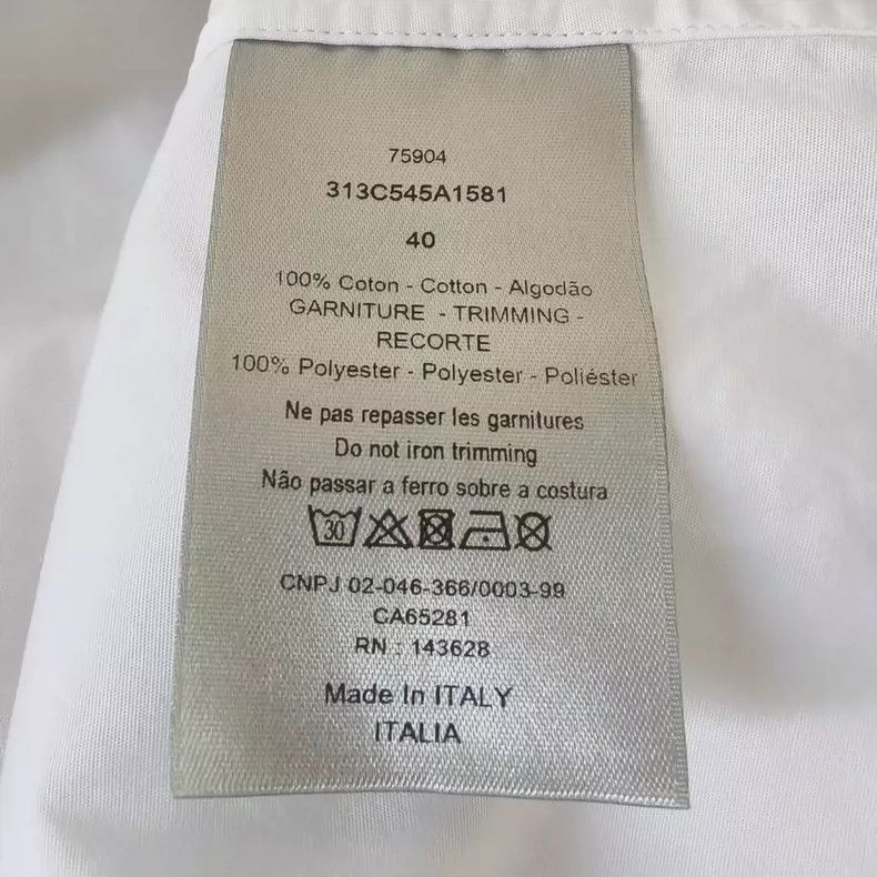 Dior Dior Logo labeled single-breasted solid color loose long-s Size US XXS / EU 40 - 6 Thumbnail