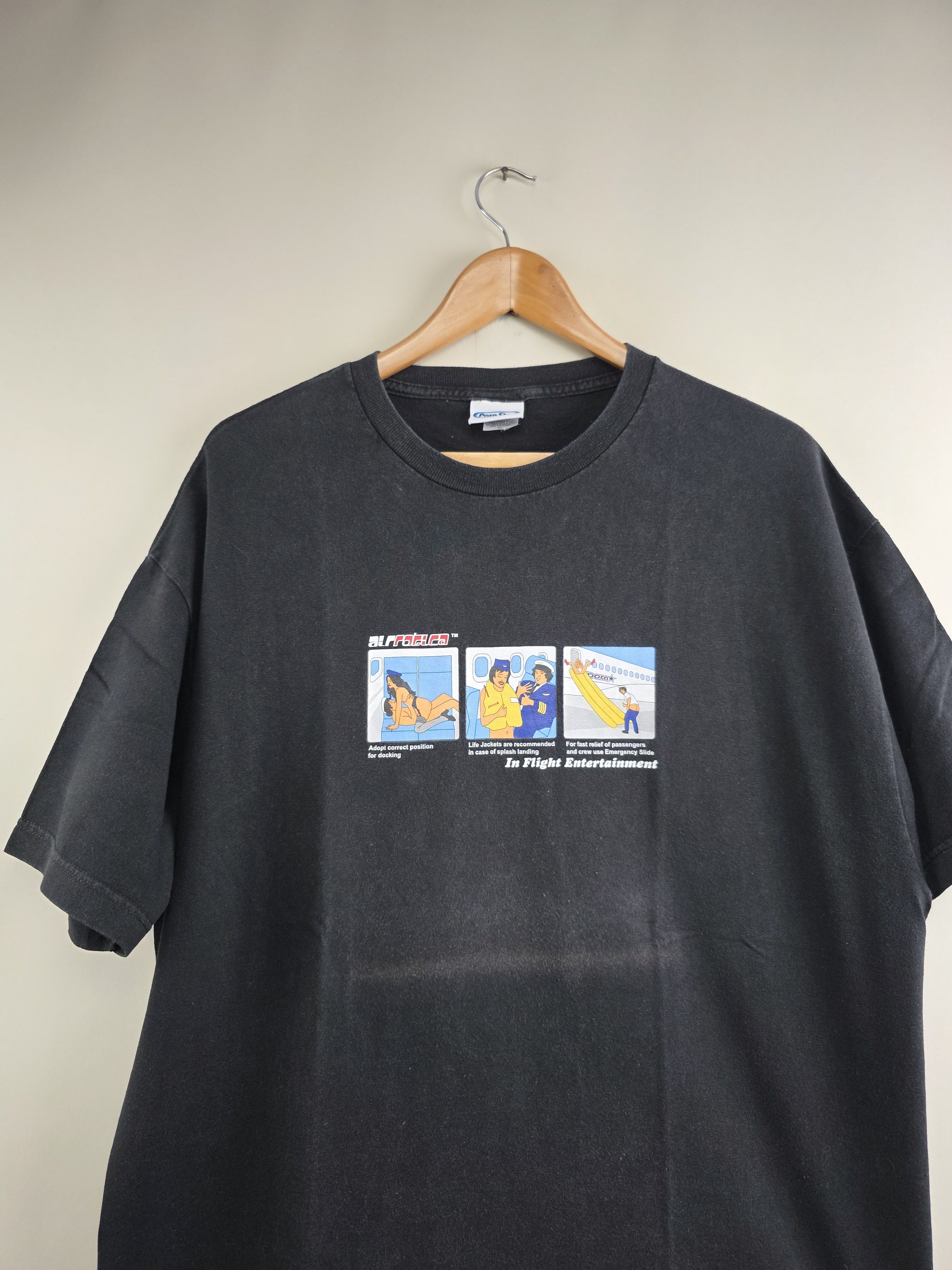 Band Tees × Flip Skateboards × Vintage 90s Pornstar Airotica XL 23" 30" Size US XL / EU 56 / 4 - 2 Thumbnail