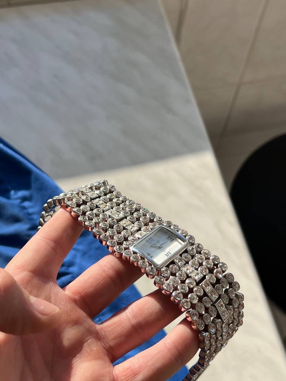 Japanese Brand × Vintage Vintage Crystal 💎 Japanese style futuristic Steel Watch Size ONE SIZE - 9 Thumbnail