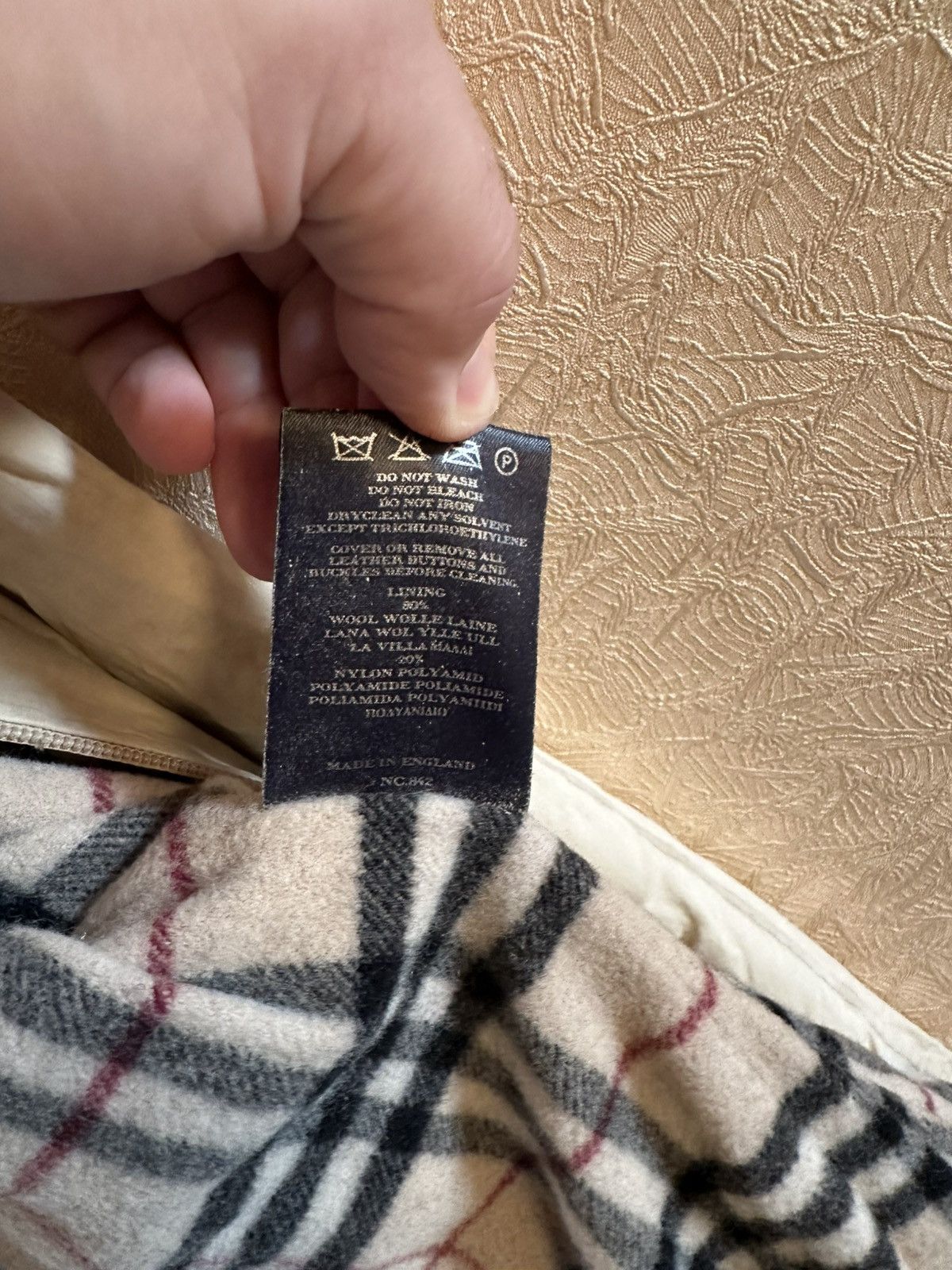 Burberry Burberry jacket size S-М beige Size US S / EU 44-46 / 1 - 9 Thumbnail